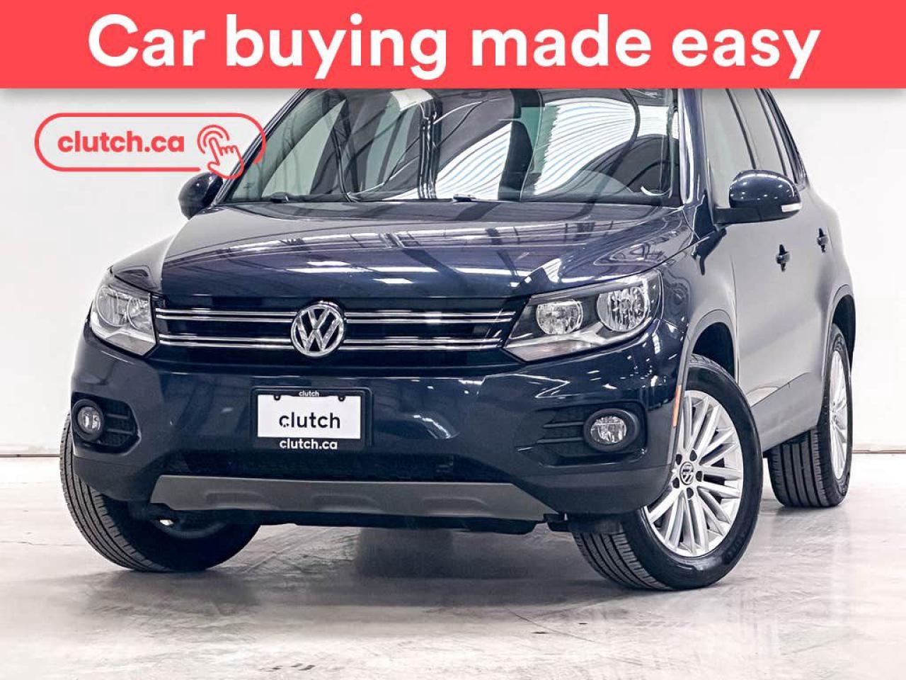 Used 2016 Volkswagen Tiguan Comfortline AWD w/ Apple CarPlay, Heated Front Seats, Rearview Cam for sale in Toronto, ON