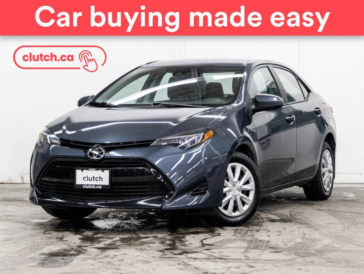 Used 2017 Toyota Corolla LE w/ Bluetooth, Rearview Camera, A/C for sale in Toronto, ON