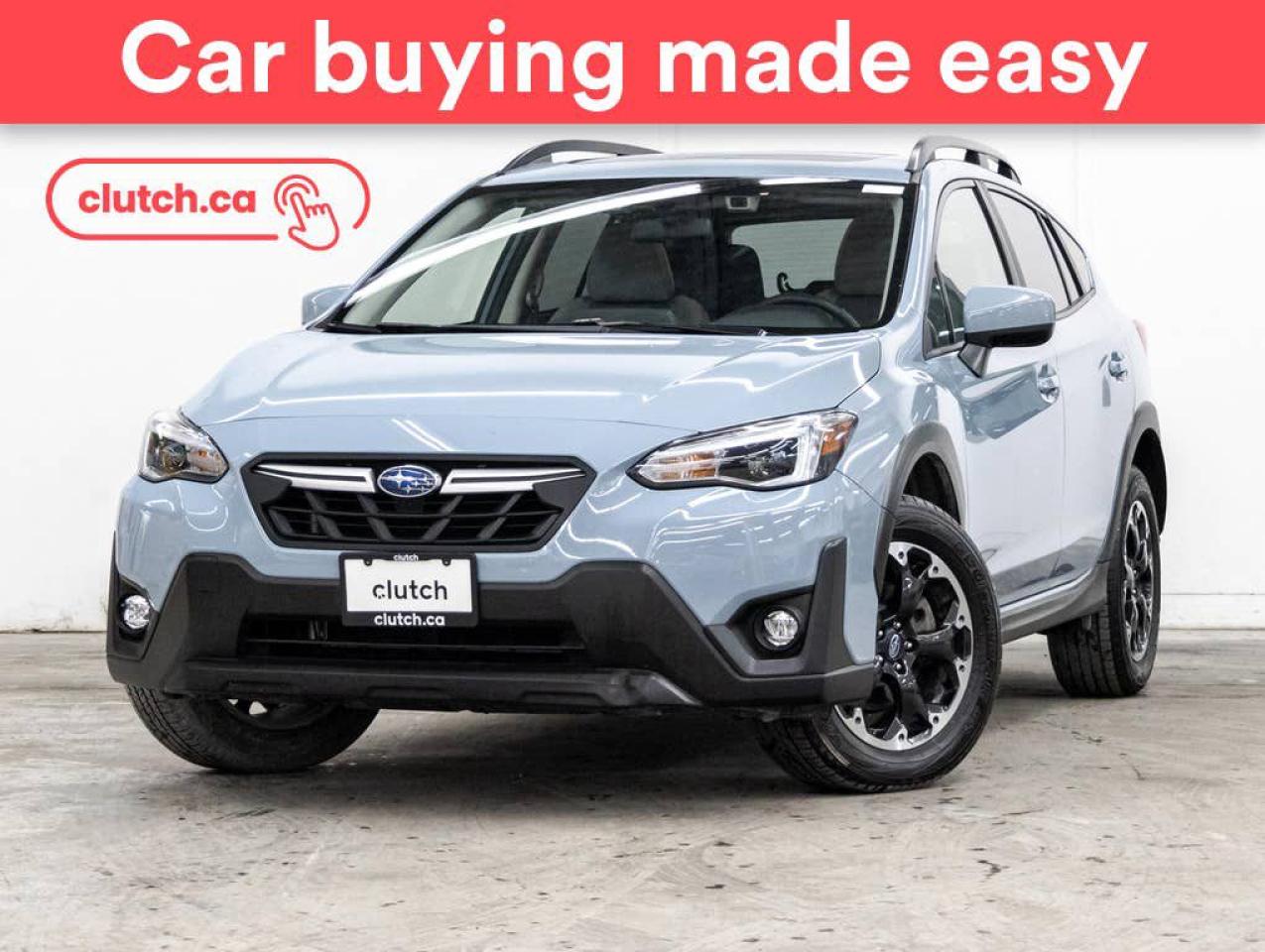 Used 2021 Subaru XV Crosstrek Sport AWD w/ Eyesight Pkg w/ Apple CarPlay & Android Auto, Power Moonroof, Rearview Cam for sale in Toronto, ON