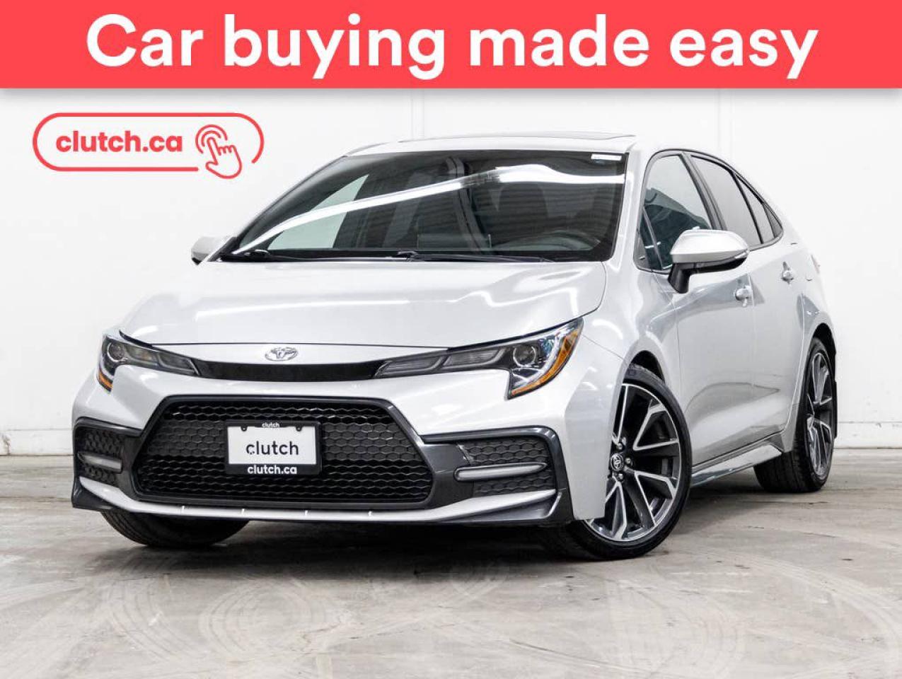 Used 2020 Toyota Corolla SE w/ Upgrade Pkg w/ Apple CarPlay, Sunroof, A/C for sale in Toronto, ON