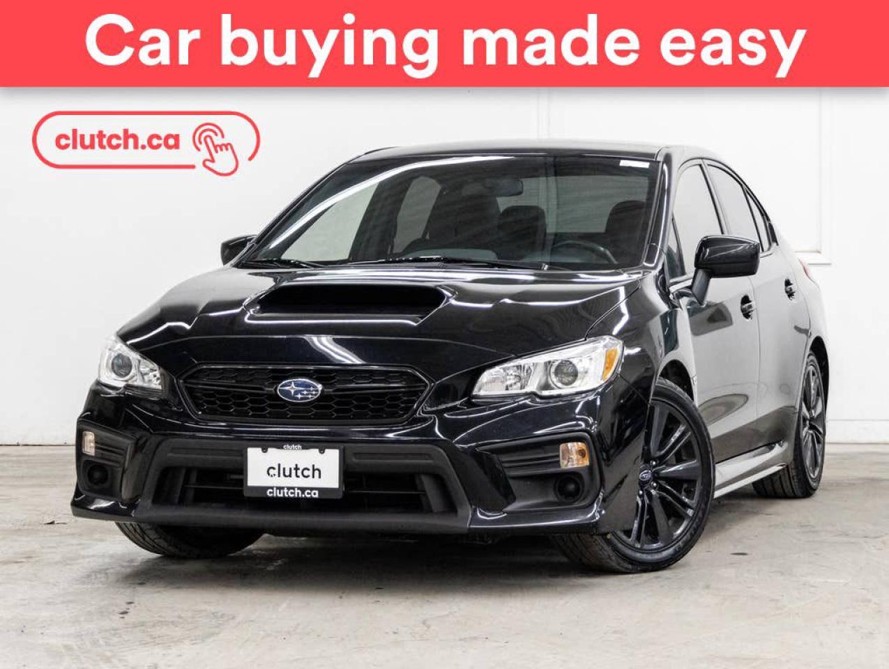 Used 2019 Subaru WRX Base AWD w/ Apple CarPlay & Android Auto, Rearview Cam, A/C for sale in Toronto, ON