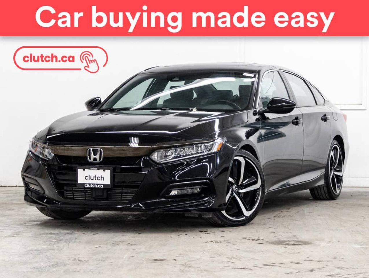 Used 2020 Honda Accord Sport 2.0 w/ Apple CarPlay, Power Moonroof, Rearview Cam for sale in Toronto, ON