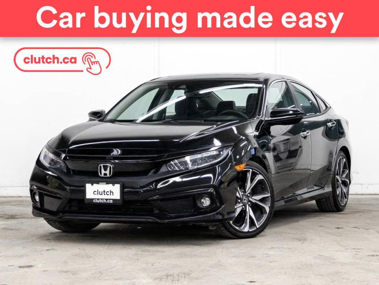 Used 2020 Honda Civic Touring w/ Apple CarPlay & Android Auto, Power Moonroof, Nav for sale in Toronto, ON