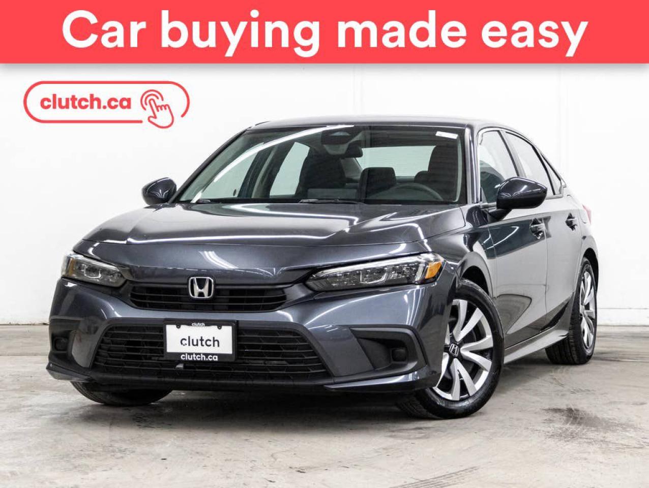 Used 2022 Honda Civic LX w/ Apple CarPlay, Rearview Cam, Heated Front Seats for sale in Toronto, ON