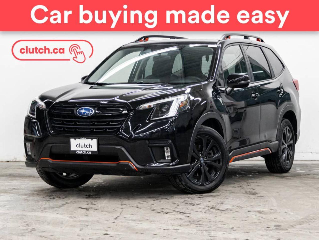 Used 2023 Subaru Forester Sport AWD w/ Apple CarPlay & Android Auto, Rearview Cam, Power Moonroof for sale in Toronto, ON