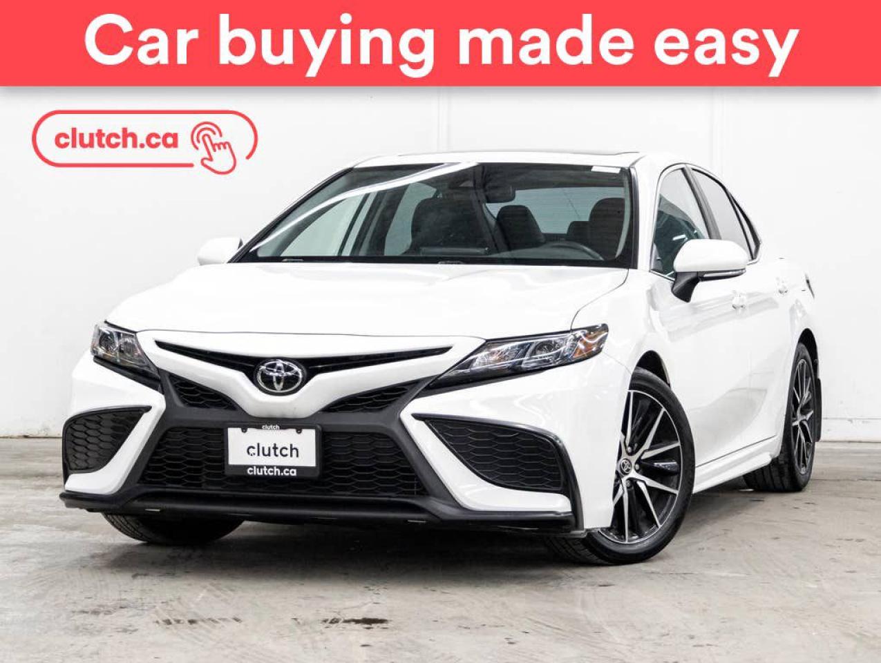 Used 2022 Toyota Camry SE AWD w/ Upgrade Pkg w/ Apple CarPlay, Heated Front Seats, Rearview Cam for sale in Toronto, ON