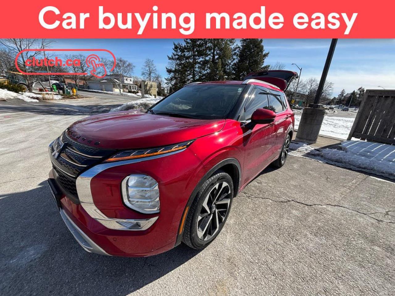 Used 2023 Mitsubishi Outlander GT S-AWC w/ Apple CarPlay, Heated Front Seats, Rearview Cam for sale in Toronto, ON