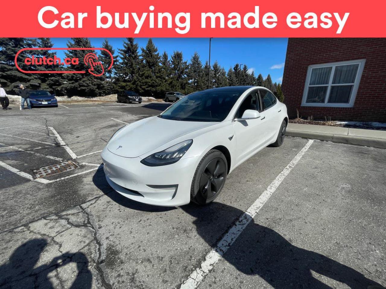 Used 2020 Tesla Model 3 Standard Range Plus w/ Autopilot, Nav, Glass Roof for sale in Toronto, ON