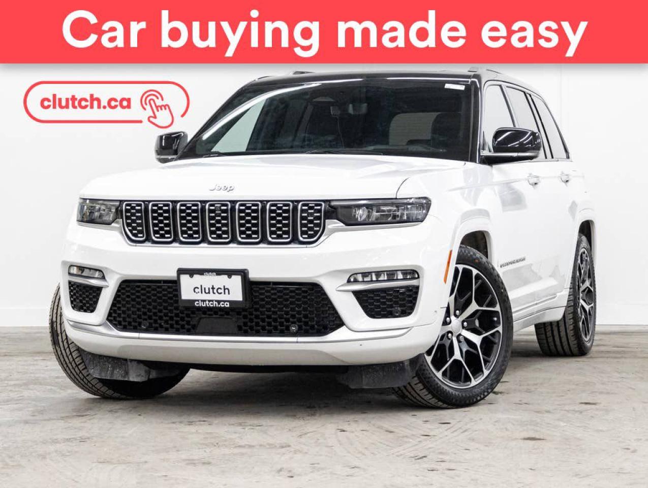 Used 2023 Jeep Grand Cherokee Summit Reserve w/ Apple CarPlay, Heated Front Seats, Rearview Cam for sale in Toronto, ON