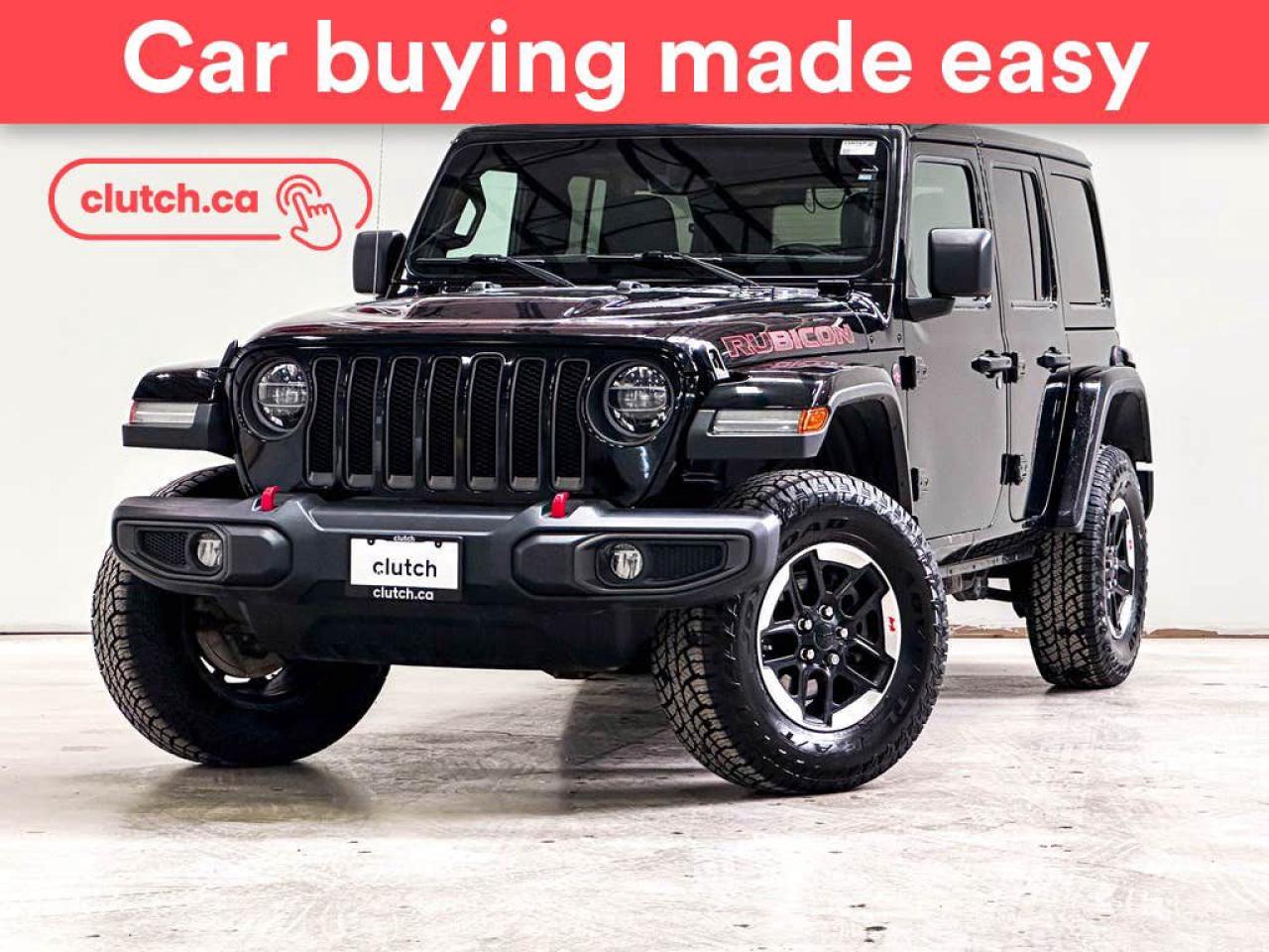 Used 2020 Jeep Wrangler Unlimited Rubicon 4X4 w/ Apple CarPlay, Heated Front Seats, Rearview Cam for sale in Toronto, ON