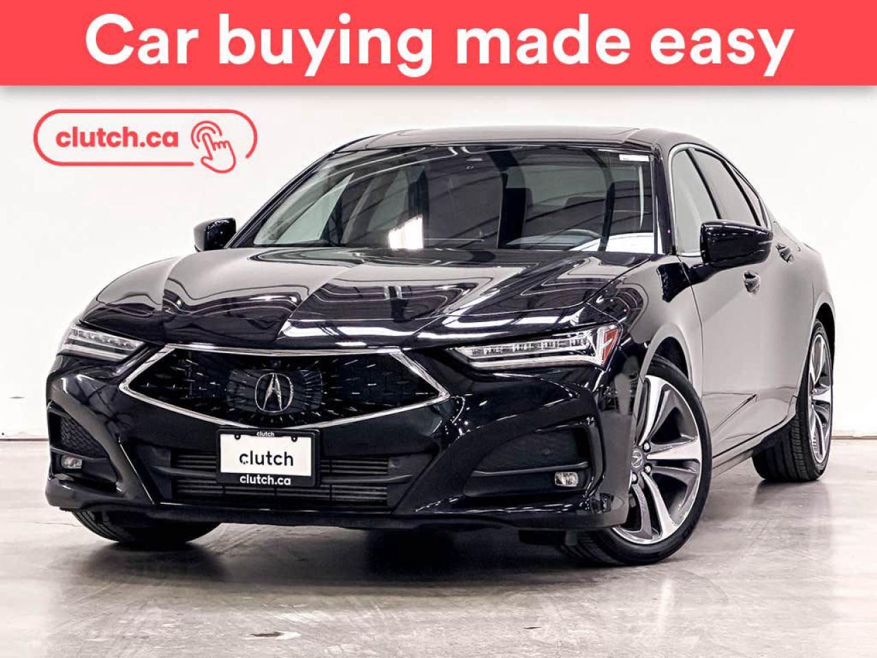 Used 2022 Acura TLX SH-AWD w/ Platinum Elite Pkg. w/ Apple CarPlay, Heated Front Seats, Rearview Cam for sale in Toronto, ON