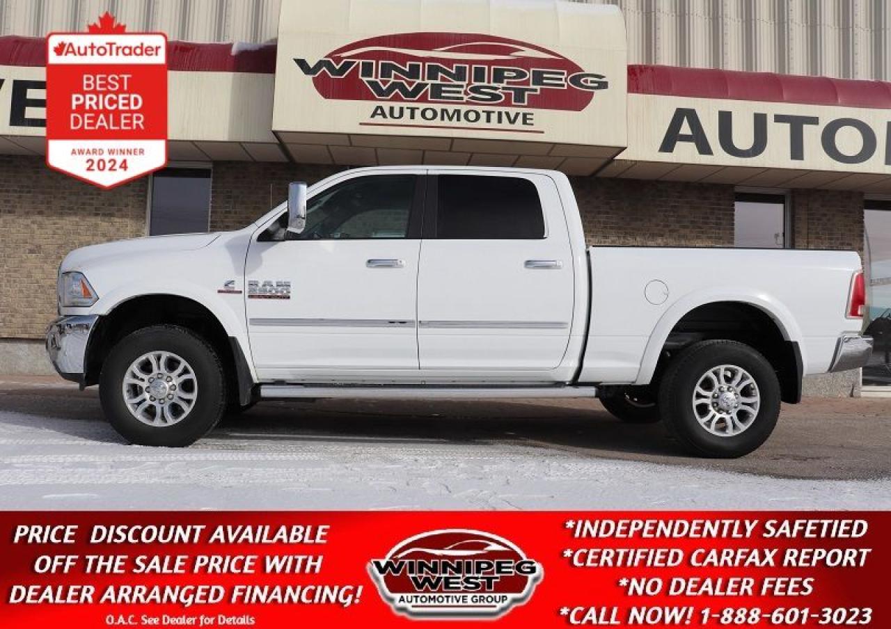 Used 2018 Dodge Ram 2500 LARAMIE 6.7L CUMMINS 4X4, LOADED/CLEAN LOCAL TRADE for sale in Headingley, MB