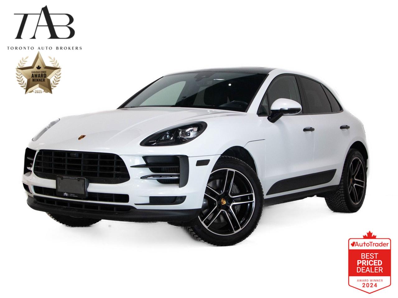 This beautiful 2021 Porsche Macan S is a local Ontario vehicle with a clean CARFAX report and remaining manufacturer warranty until November 22, 2025, or up to 80,000 km. This luxury performance SUV features a powerful V6 engine with AWD, delivering an exhilarating yet refined driving experience. Its premium cabin boasts leather-trimmed upholstery, a panoramic sunroof, and heated and ventilated seats for year-round comfort. Advanced technology, including Porsche Communication Management and a suite of driver-assist features, ensures a seamless and secure ride.

Key Features Include:

20-inch Aluminum Alloy Wheels
Panoramic Sunroof
Heated & Ventilated Front Seats
Hard Drive Navigation System
Wireless Apple CarPlay
Adaptive Cruise Control
Lane Departure Warning
Rearview Camera System
Porsche Communication Management Infotainment
SiriusXM Satellite Radio
Rain-Sensing Wipers
Power Liftgate
Quad Tip Exhaust
Trailer Stability Control

NOW OFFERING 3 MONTH DEFERRED FINANCING PAYMENTS ON APPROVED CREDIT. 

WE OFFER THE BEST FINANCE RATES, AND DONT CHARGE ANY FINANCING FEE 

Looking for a top-rated pre-owned luxury car dealership in the GTA? Look no further than Toronto Auto Brokers (TAB)! Were proud to have won multiple awards, including the 2024 AutoTrader Best Priced Dealer, the 2024 CarGurus Award, the 2025 Top Choice Award, the 2025 Canadian Choice Award, the 2024 Three Best Rated Dealer Award, and many more!

With 30 years of experience serving the Greater Toronto Area, TAB is a respected and trusted name in the pre-owned luxury car industry. Our 30,000 sq.Ft indoor showroom is home to a wide range of luxury vehicles from top brands like BMW, Mercedes-Benz, Audi, Porsche, Land Rover, Jaguar, Aston Martin, Bentley, Maserati, and more. And we dont just serve the GTA, were proud to offer our services to all cities in Canada, including Vancouver, Montreal, Calgary, Edmonton, Winnipeg, Saskatchewan, Halifax, and more.

At TAB, were committed to providing a no-pressure environment and honest work ethics. As a family-owned and operated business, we treat every customer like family and ensure that every interaction is a positive one. Come experience the TAB Lifestyle at its truest form, luxury car buying has never been more enjoyable and exciting!

We offer a variety of services to make your purchase experience as easy and stress-free as possible. From competitive and simple financing and leasing options to extended warranties, aftermarket services, and full history reports on every vehicle, we have everything you need to make an informed decision. We welcome every trade, even if youre just looking to sell your car without buying, and when it comes to financing or leasing, we offer same day approvals, with access to over 50 lenders, including all of the banks in Canada. Feel free to check out your own Equifax credit score without affecting your credit score, simply click on the Equifax tab above and see if you qualify.

So if youre looking for a luxury pre-owned car dealership in Toronto, look no further than TAB! We proudly serve the GTA, including Toronto, Etobicoke, Woodbridge, North York, York Region, Vaughan, Thornhill, Richmond Hill, Mississauga, Scarborough, Markham, Oshawa, Peteborough, Hamilton, Newmarket, Orangeville, Aurora, Brantford, Barrie, Kitchener, Niagara Falls, Oakville, Cambridge, Kitchener, Waterloo, Guelph, London, Windsor, Orillia, Pickering, Ajax, Whitby, Durham, Cobourg, Belleville, Kingston, Ottawa, Montreal, Vancouver, Winnipeg, Calgary, Edmonton, Regina, Halifax, and more.

Call us today or visit our website to learn more about our inventory and services. And remember, all prices exclude applicable taxes and licensing, and vehicles can be certified at an additional cost of $799.


Awards:
  * ALG Canada Residual Value Awards