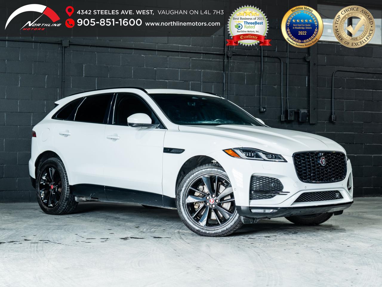 Used 2021 Jaguar F-PACE P340 S/PANO/360 CAM/NAV/MERIDIAN/CLEAN CARFAX/HUD for sale in Vaughan, ON