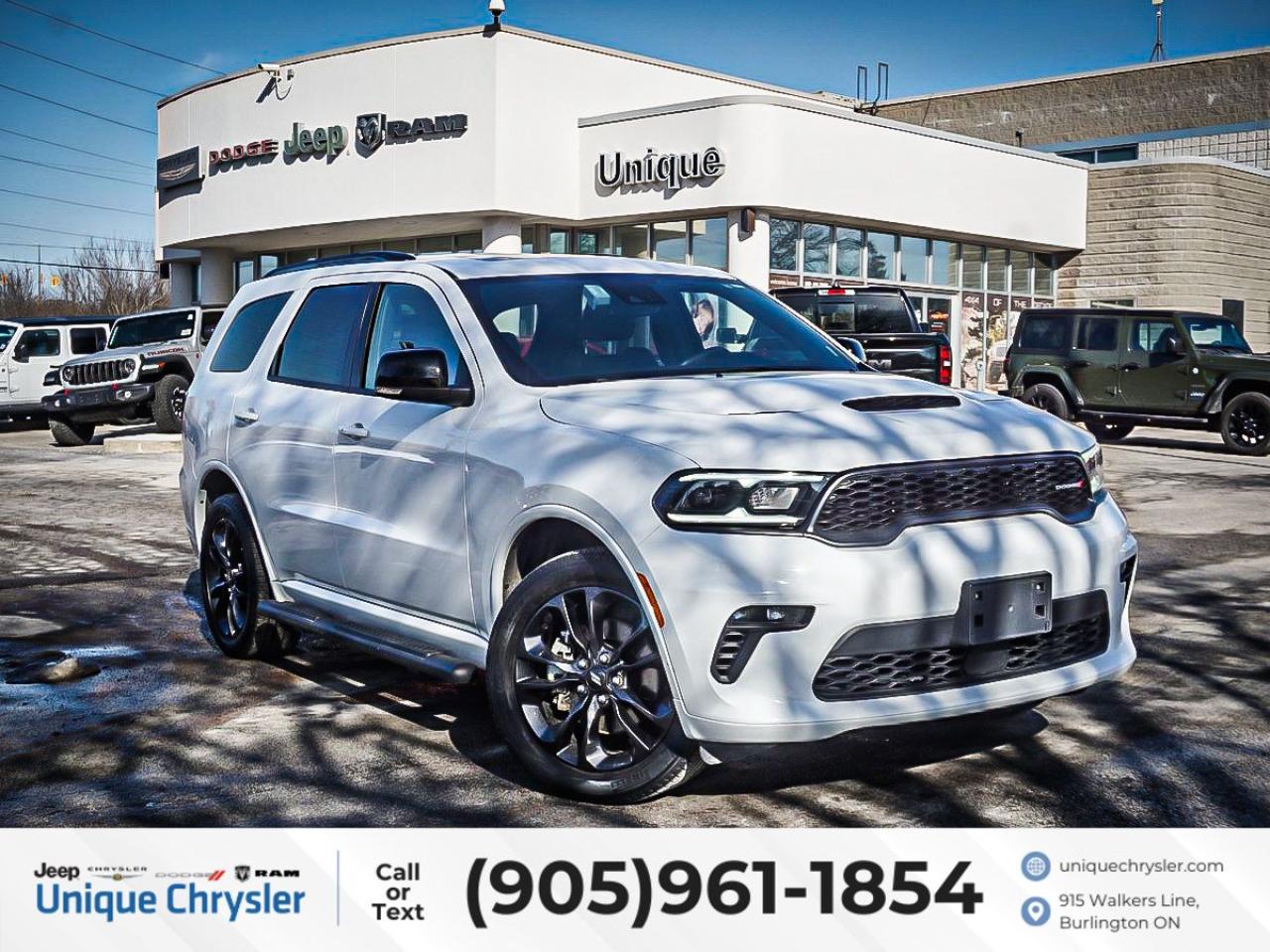 Used 2023 Dodge Durango GT Blacktop AWD| NAV| LEATHER| SUNROOF| for sale in Burlington, ON