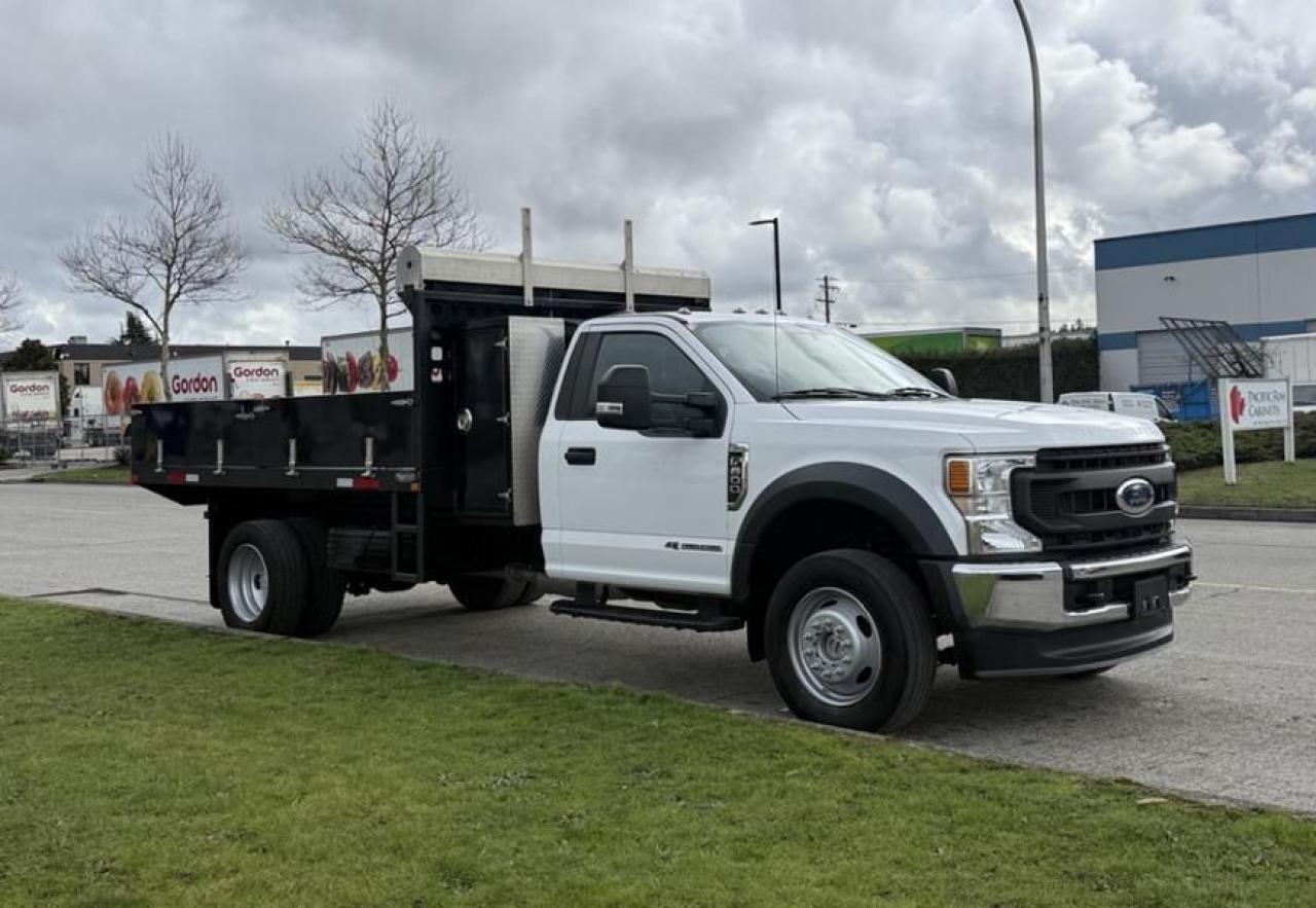 Used 2021 Ford F600 XL Regular Cab 4WD Powerstroke Diesel Dually Dump Truck for sale in Burnaby, BC