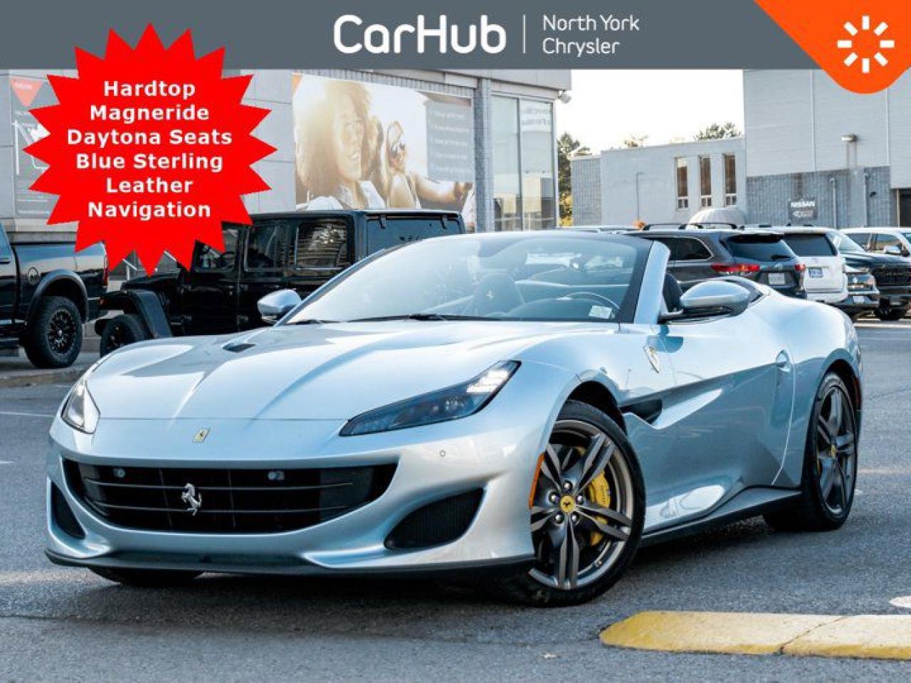 Used 2019 Ferrari Portofino Convertible Hardtop Magneride Daytona Seats Blue Sterling Leather Navigation for sale in Thornhill, ON