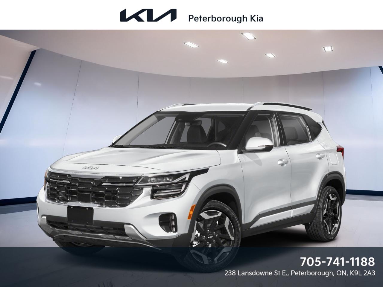 New 2025 Kia Seltos SX Turbo AWD w/Black Interior for sale in Peterborough, ON