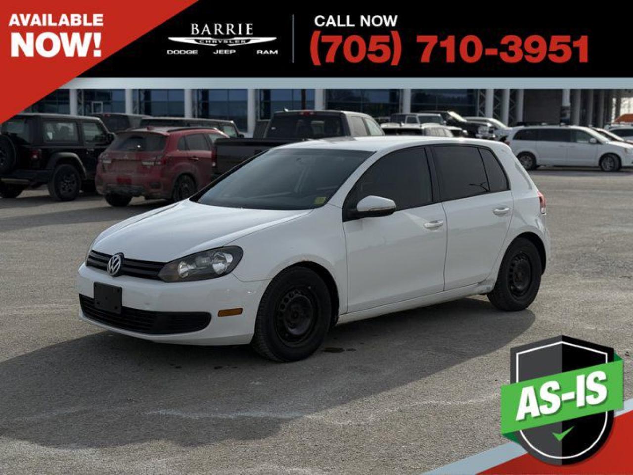 Used 2012 Volkswagen Golf COMFORTLINE for sale in Barrie, ON