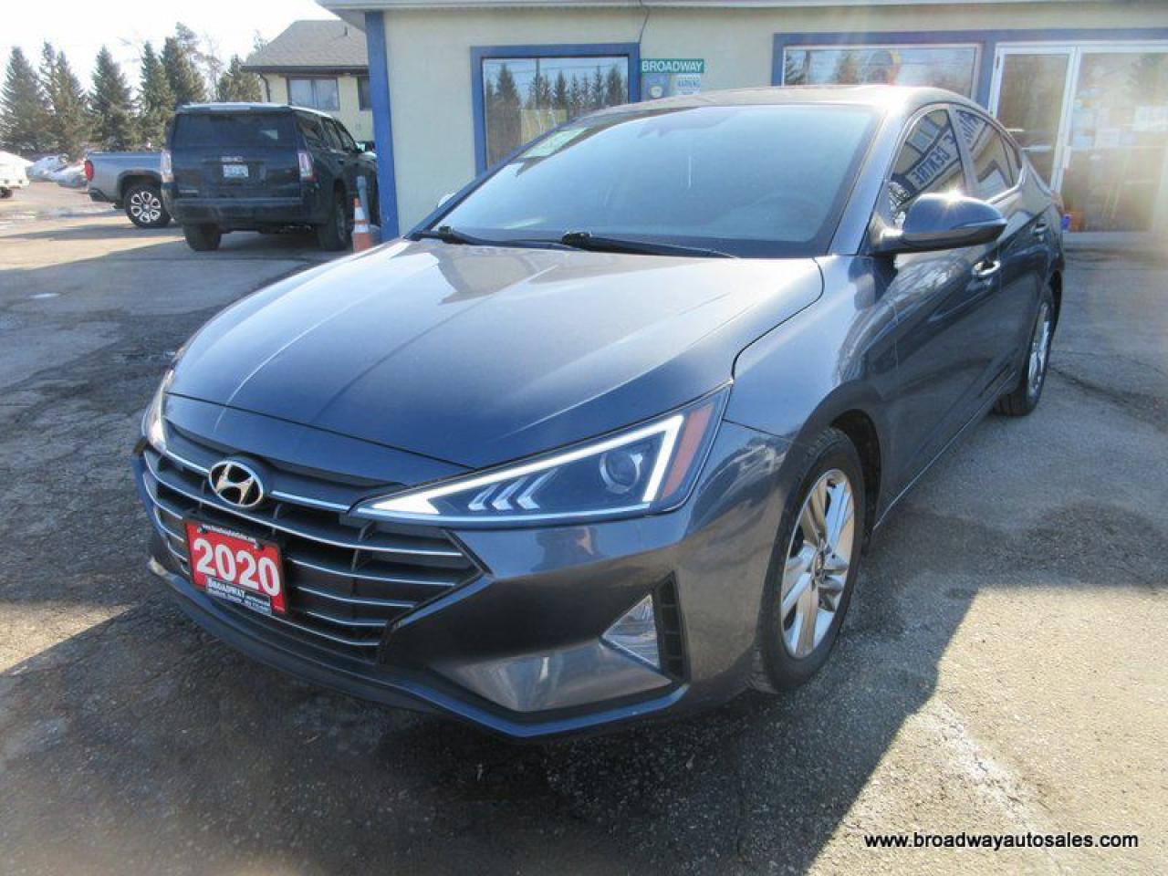 Used 2020 Hyundai Elantra FUEL EFFICIENT LIMITED-EDITION 5 PASSENGER 1.8L - DOHC.. HEATED SEATS & WHEEL.. DRIVE-MODE-SELECT.. BACK-UP CAMERA.. POWER SUNROOF.. for sale in Bradford, ON