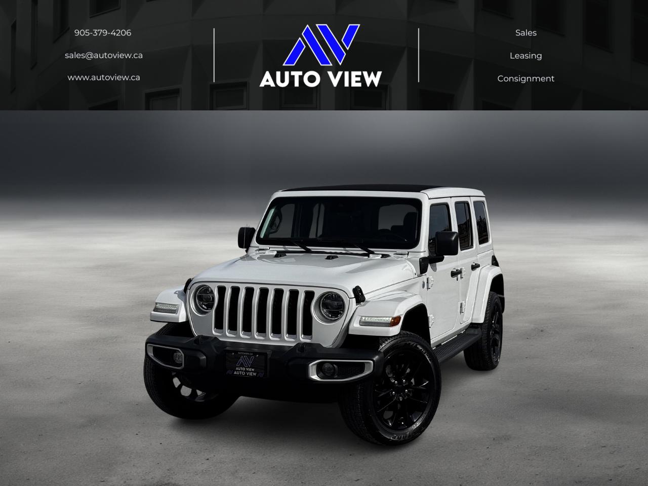 Used 2021 Jeep Wrangler Unlimited Sahara 4XE **HYBRID**DEALER SERVICED** for sale in Stoney Creek, ON