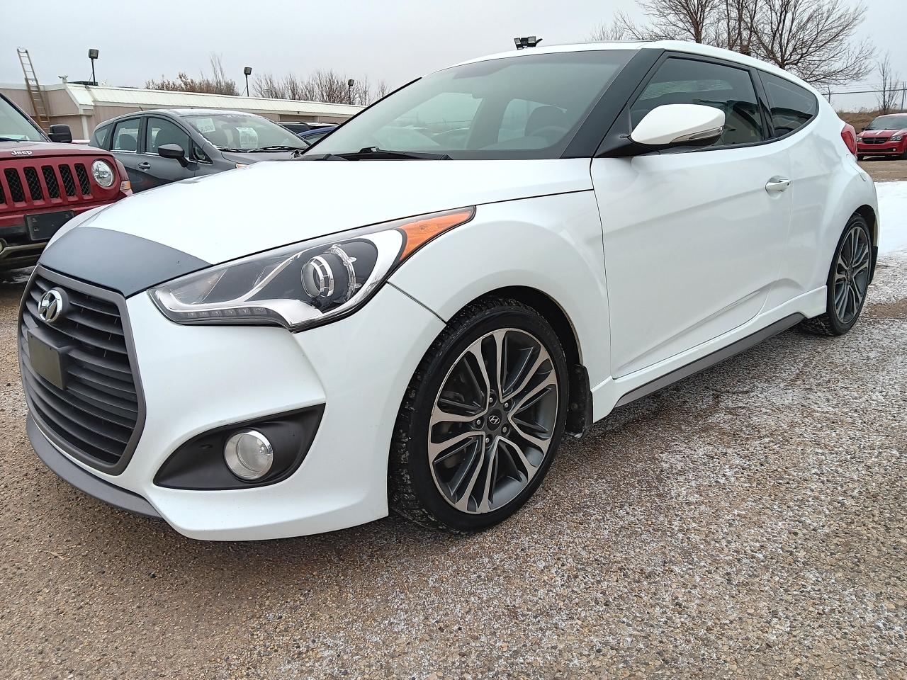 Used 2016 Hyundai Veloster Leather, Sunroof, Nav, BU Cam, Htd Steering & Seat for sale in Edmonton, AB