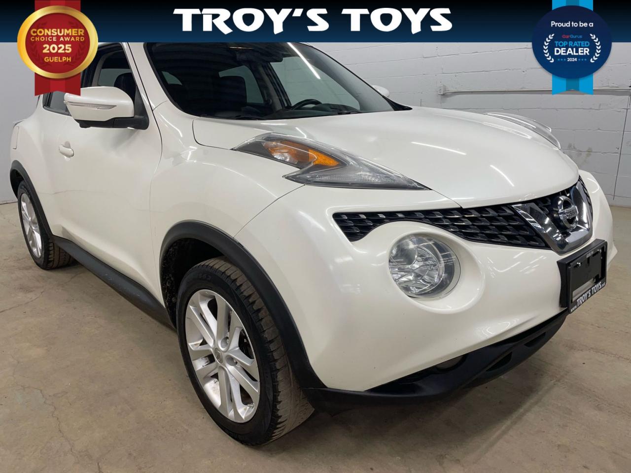 <p data-start=0 data-end=70><strong data-start=0 data-end=70>2017 Nissan Juke SL – Sporty, Stylish, and Fun to Drive!</strong></p><p data-start=1795 data-end=2108> </p><p data-start=72 data-end=304> <strong data-start=75 data-end=107>Make a Statement on the Road</strong> with this 2017 <strong data-start=122 data-end=140>Nissan Juke SL</strong> – the compact SUV that’s anything but ordinary! This sleek and sporty ride is packed with style, performance, and features that will make every drive an adventure.</p><p class=MsoNormal>Troys Toys: Guelphs Largest Indoor Showroom - Over 150 pre-owned vehicles and new cargo trailers in stock - All vehicles are certified unless stated AS IS - Carfax reports available for ALL vehicles - Certified vehicles eligible for 3mo. 3yr. warranty (some conditions apply) **Prices do not include sales tax and licensing** Visit us online at www.troystoys.net - Certified Canadian Trailer Company Dealer - - Custom built or stock product available - 3 year manufacturers warranty **Prices do not include sales tax and registration** View the products online at www.canadiantrailercompany.net Financing options available!(see store for details) - Good Credit, Bad Credit, No Credit *SEE STORE FOR DETAILS*</p>