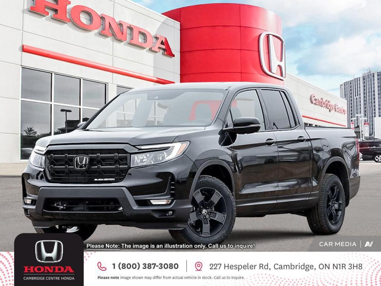 New 2025 Honda Ridgeline Black Edition IN-STOCK! for sale in Cambridge, ON