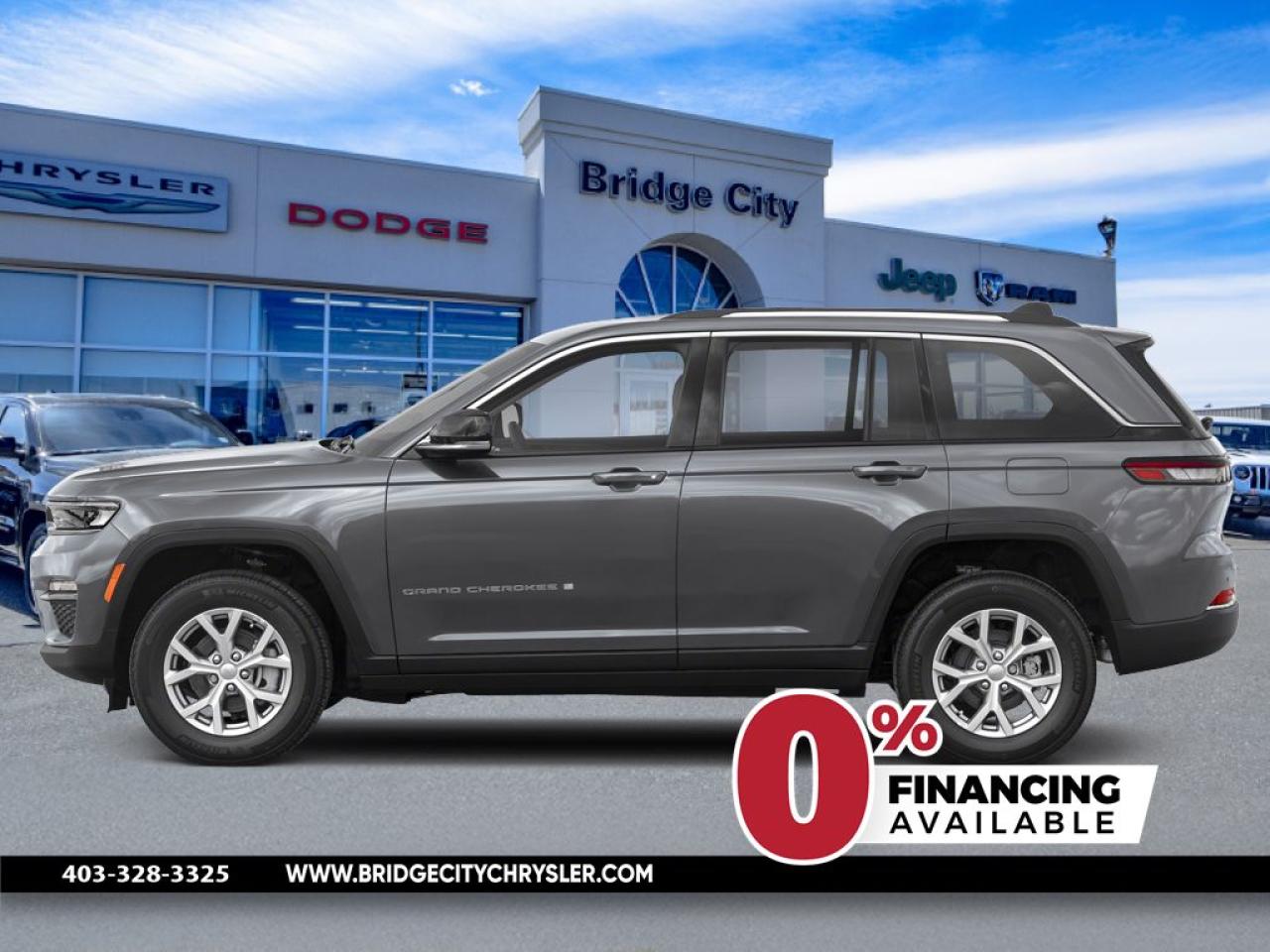 <b>Navigation,  Power Liftgate,  Remote Start,  Heated Seats,  Heated Steering Wheel!</b><br> <br> <br> <br>  If you want a midsize SUV that does a little of everything, this Jeep Grand Cherokee is a perfect candidate. <br> <br>This 2024 Jeep Grand Cherokee is second to none when it comes to performance, safety, and style. Improving on its legendary design with exceptional materials, elevated craftsmanship and innovative design unites to create an unforgettable cabin experience. With plenty of room for your adventure gear, enough seats for your whole family and incredible off-road capability, this 2024 Jeep Grand Cherokee has you covered! <br> <br> This baltic grey metallic clear coat SUV  has an automatic transmission and is powered by a  293HP 3.6L V6 Cylinder Engine.<br> <br> Our Grand Cherokees trim level is Limited. Stepping up to this Cherokee Limited rewards you with a power liftgate for rear cargo access and remote engine start, with heated front and rear seats, a heated steering wheel, voice-activated dual-zone climate control, mobile hotspot capability, and a 10.1-inch infotainment system powered by Uconnect 5 Nav with inbuilt navigation, Apple CarPlay and Android Auto. Additional features also include adaptive cruise control, blind spot detection, ParkSense with rear parking sensors, lane departure warning with lane keeping assist, front and rear collision mitigation, and even more. This vehicle has been upgraded with the following features: Navigation,  Power Liftgate,  Remote Start,  Heated Seats,  Heated Steering Wheel,  Mobile Hotspot,  Adaptive Cruise Control. <br><br> <br>To apply right now for financing use this link : <a href=https://www.bridgecitychrysler.com/pre-approval/ target=_blank>https://www.bridgecitychrysler.com/pre-approval/</a><br><br> <br/><br>As a premier Chrysler, Dodge, Jeep and RAM dealership, Bridge City Chrysler proudly offers an extensive selection of new and used vehicles to meet every drivers needs. Customers across Lethbridge, Fort Macleod, Taber, Claresholm, Coaldale, and beyond trust us for daily vehicle specials, certified service and parts, and a seamless online inventory experience. <br><br>
With competitive financing options and expert support, we make car buying easy and enjoyable. <br><br>

Ready to hit the road? Schedule your test drive today at Bridge City Chrysler, your trusted Chrysler, Dodge, Jeep and RAM dealer in Lethbridge, Alberta.<br><br> Vehicle pricing offer shown expire 2025-03-31. <br> Come by and check out our fleet of 50+ used cars and trucks and 160+ new cars and trucks for sale in Lethbridge.  o~o