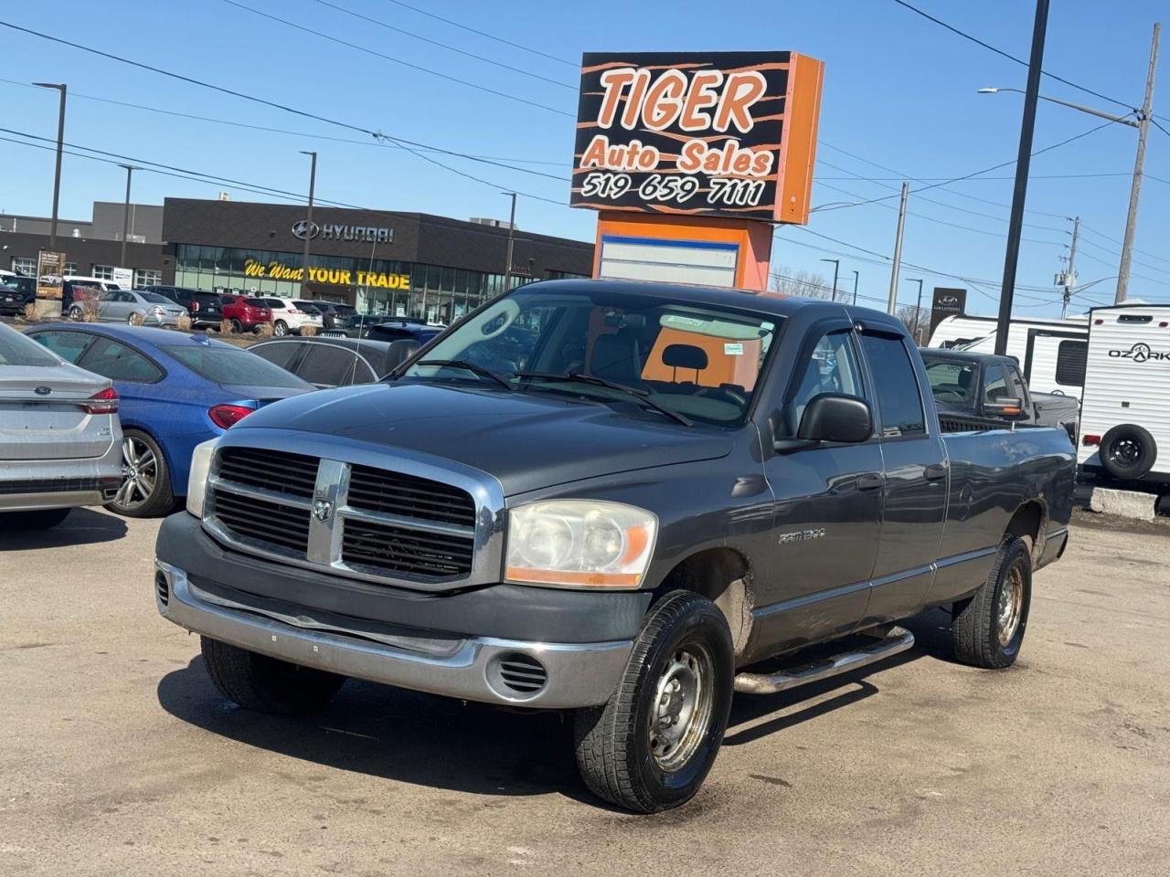 2006 Dodge Ram 1500 ST, QUAD CAB, LONG BOX, 4X4, GREAT SHAPE, AS IS