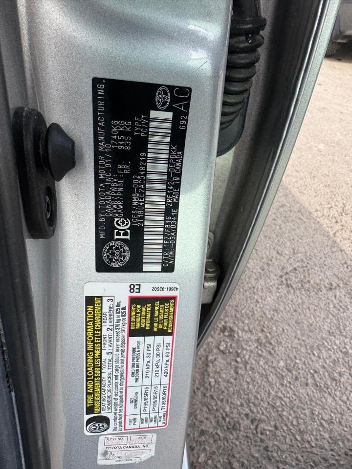 2010 Toyota Corolla CE, AUTO, 4 CYL, ONLY 43KMS, CERTIFIED - Photo #18