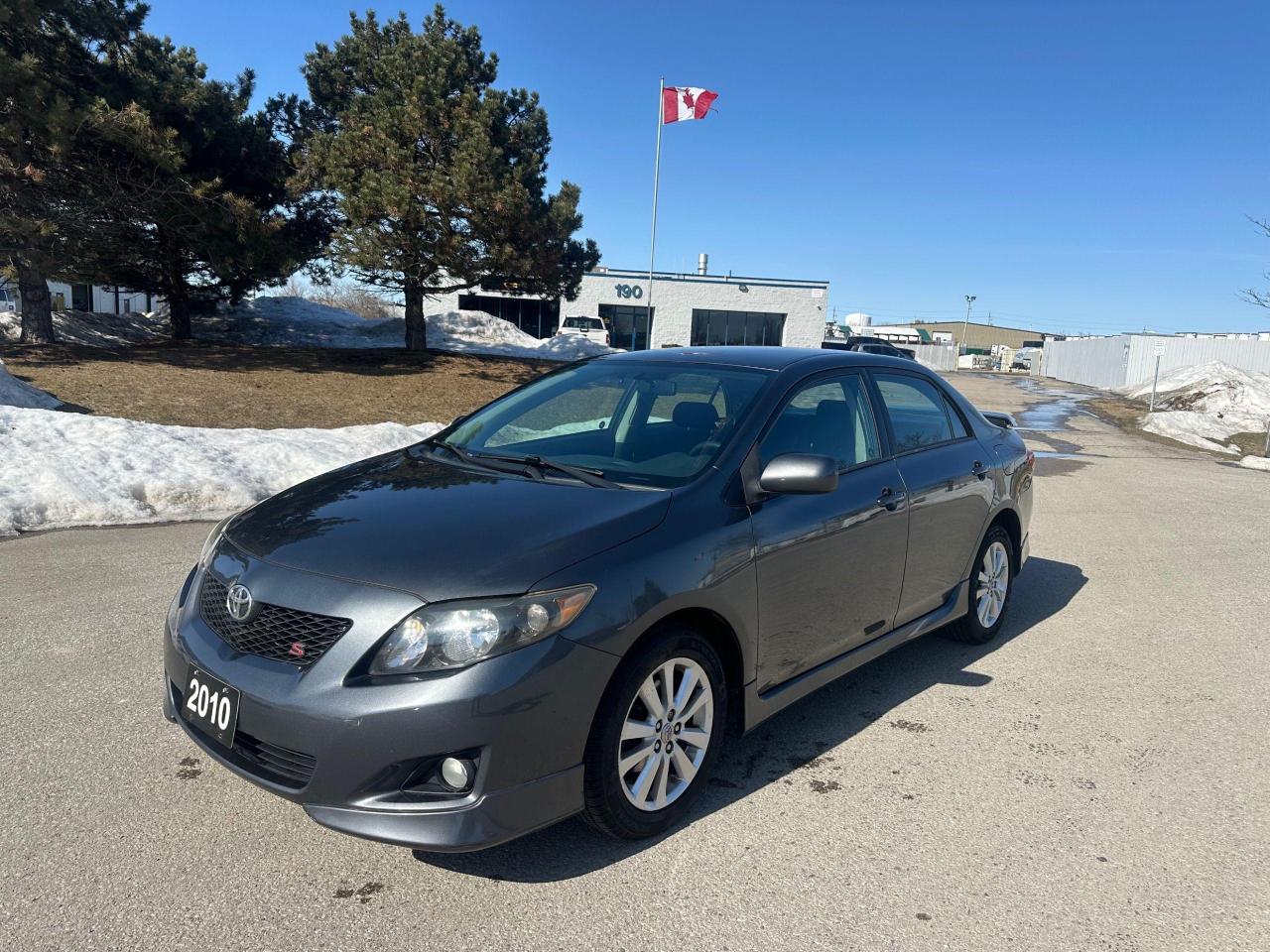 <p>2010 TOYOTA COROLLA S</p><p>113000KM</p><p>1.8L 4CYL</p><p>AUTOMATIC</p><p>CRUISE</p><p>A/C - WORKS</p><p>POWER WINDOWS</p><p>POWER LOCKS</p><p>AUX</p><p>$9995 CERTIFIED + TAX</p><p>EAGLE AUTO SALES</p>