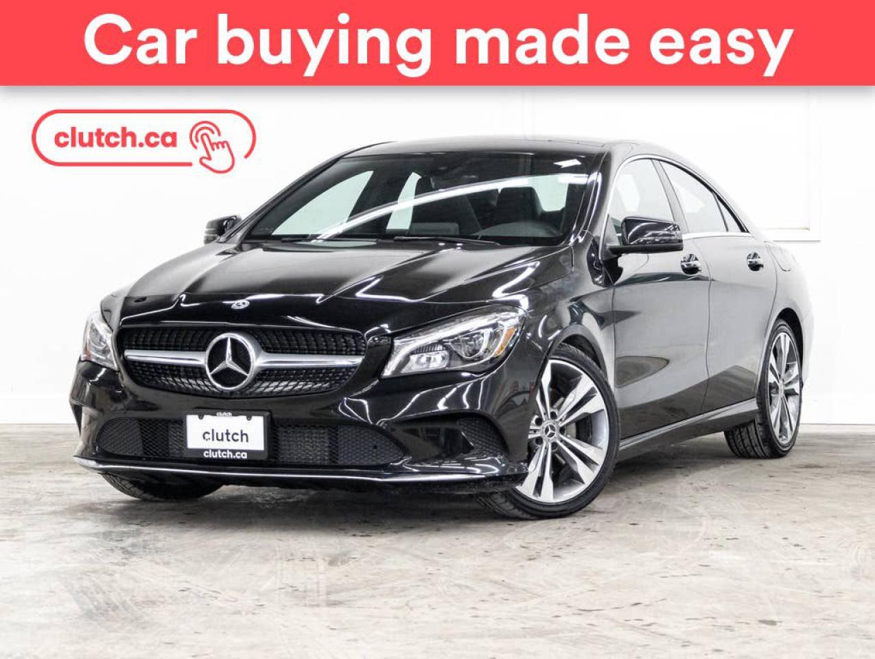 Used 2018 Mercedes-Benz CLA-Class 250 4Matic AWD w/ Apple CarPlay, Power Moonroof, Rearview Cam for sale in Bedford, NS
