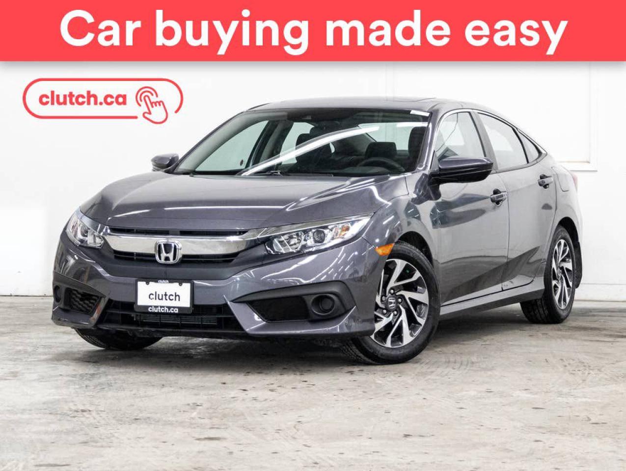 Used 2017 Honda Civic EX w/ Apple CarPlay & Android Auto, Power Moonroof, Rearview Cam for sale in Toronto, ON