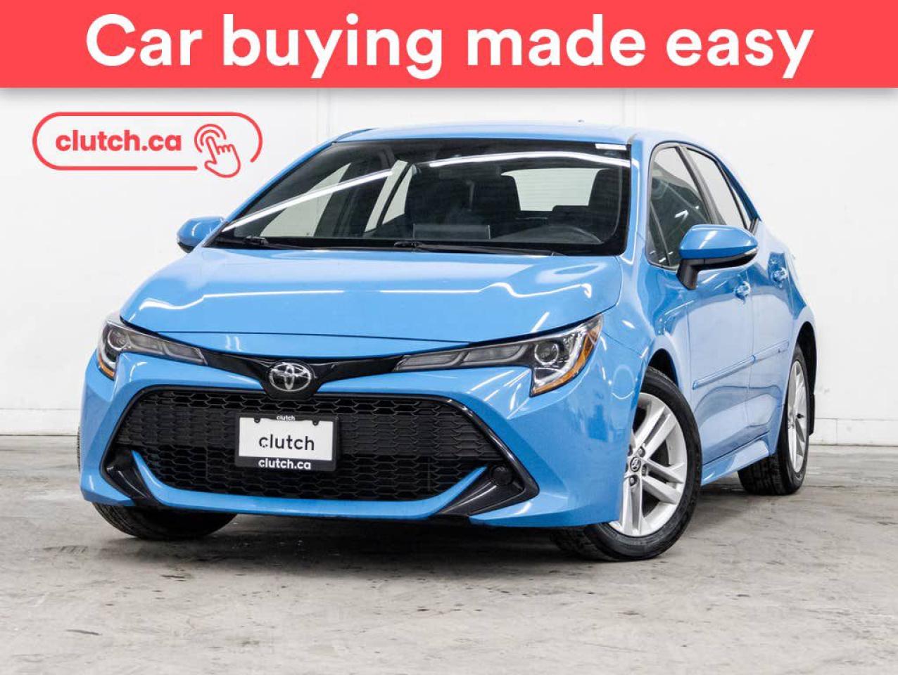 Used 2020 Toyota Corolla Hatchback S w/ SE Pkg w/ Apple CarPlay & Android Auto, Rearview Cam, Heated Front Seats for sale in Toronto, ON