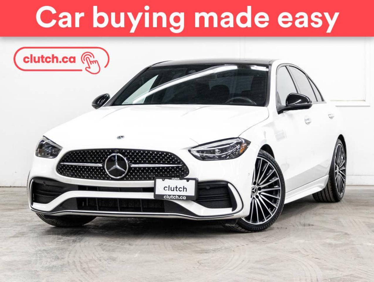 Used 2022 Mercedes-Benz C-Class C 300 4MATIC w/ Apple CarPlay, Dual Panel Moonroof, Nav for sale in Toronto, ON