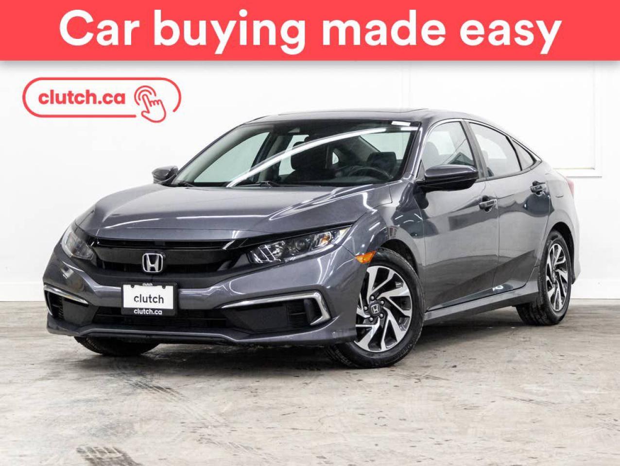 Used 2020 Honda Civic EX w/ Apple CarPlay & Android Auto, Power Moonroof, Rearview Cam for sale in Toronto, ON