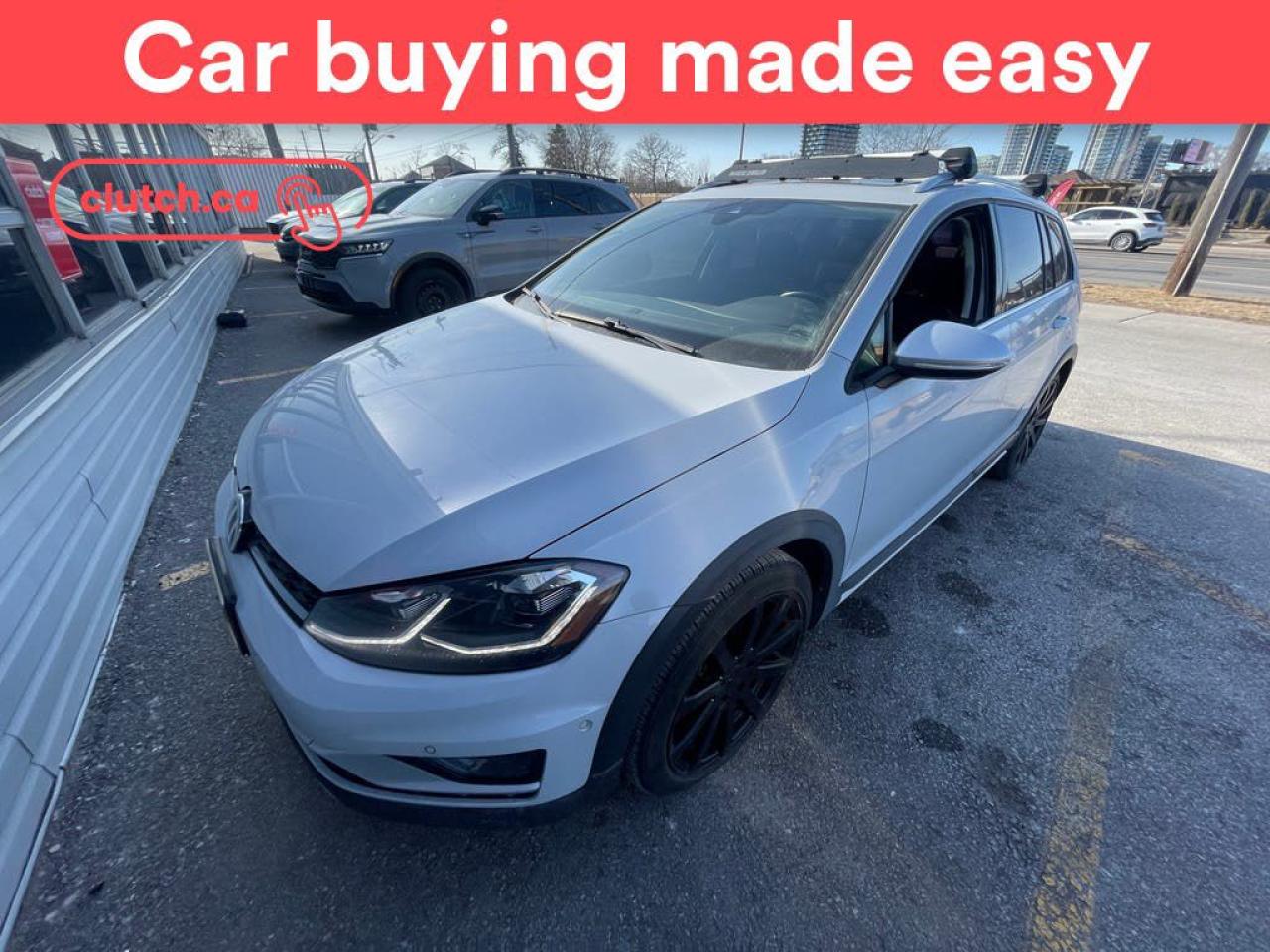 Used 2018 Volkswagen Golf Alltrack 1.8 TSI w/ Driver Assistance Pkg w/ Apple CarPlay & Android Auto, Nav, Panoramic Moonroof for sale in Toronto, ON