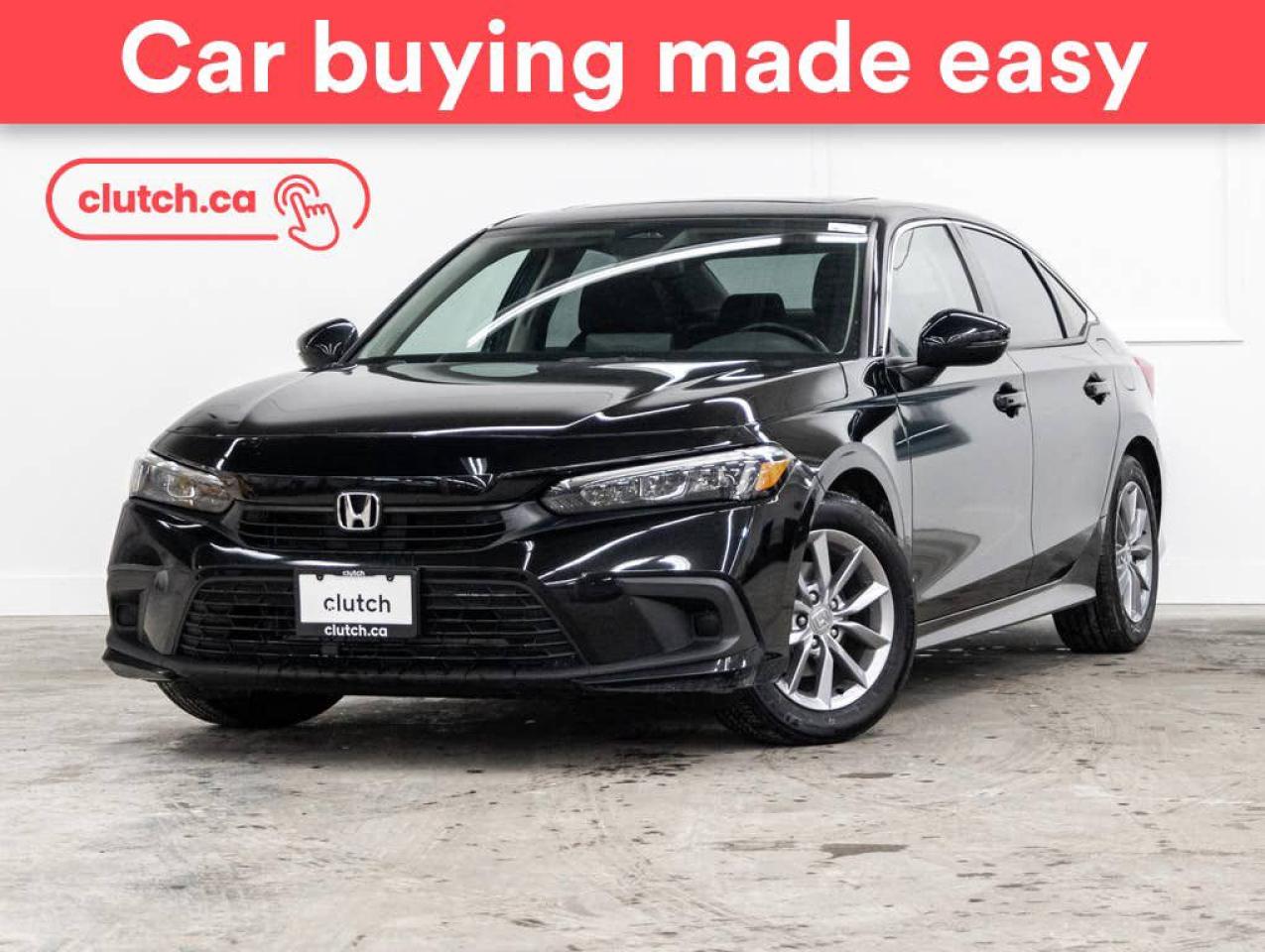 Used 2022 Honda Civic EX w/ Apple CarPlay & Android Auto, Power Moonroof, Rearview Cam for sale in Toronto, ON