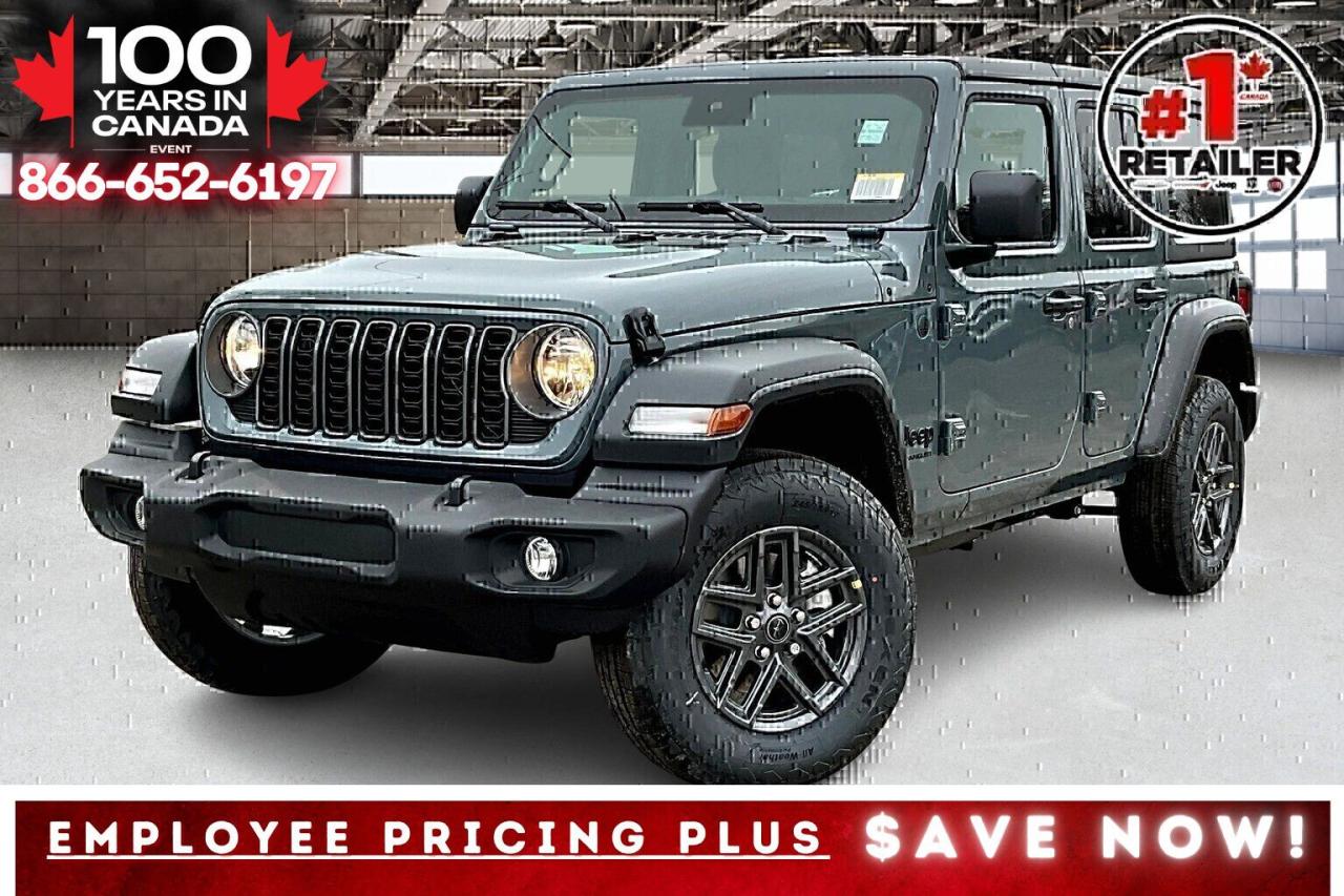 New 2025 Jeep Wrangler SPORT S 4 DOOR | Hardtop | Heated Seats & Wheel for sale in Mississauga, ON