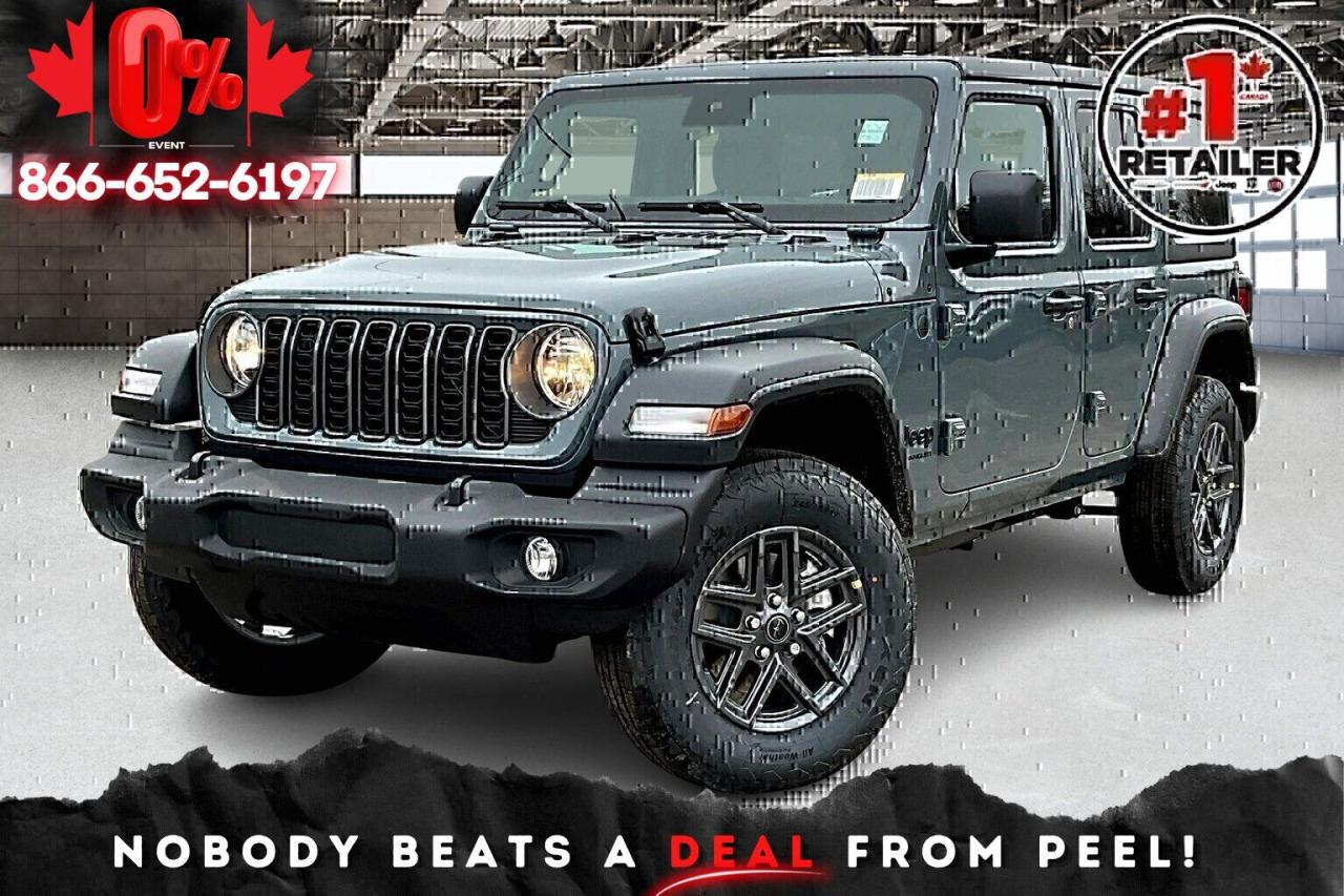 New 2025 Jeep Wrangler SPORT S 4 DOOR | Hardtop | Heated Seats & Wheel for sale in Mississauga, ON
