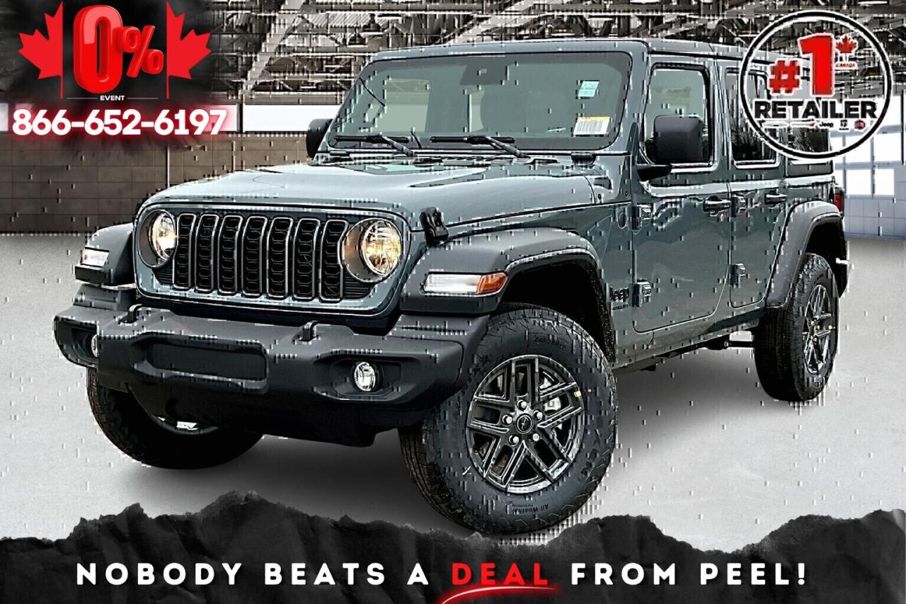 New 2025 Jeep Wrangler SPORT S 4 DOOR | Hardtop | Heated Seats & Wheel for sale in Mississauga, ON