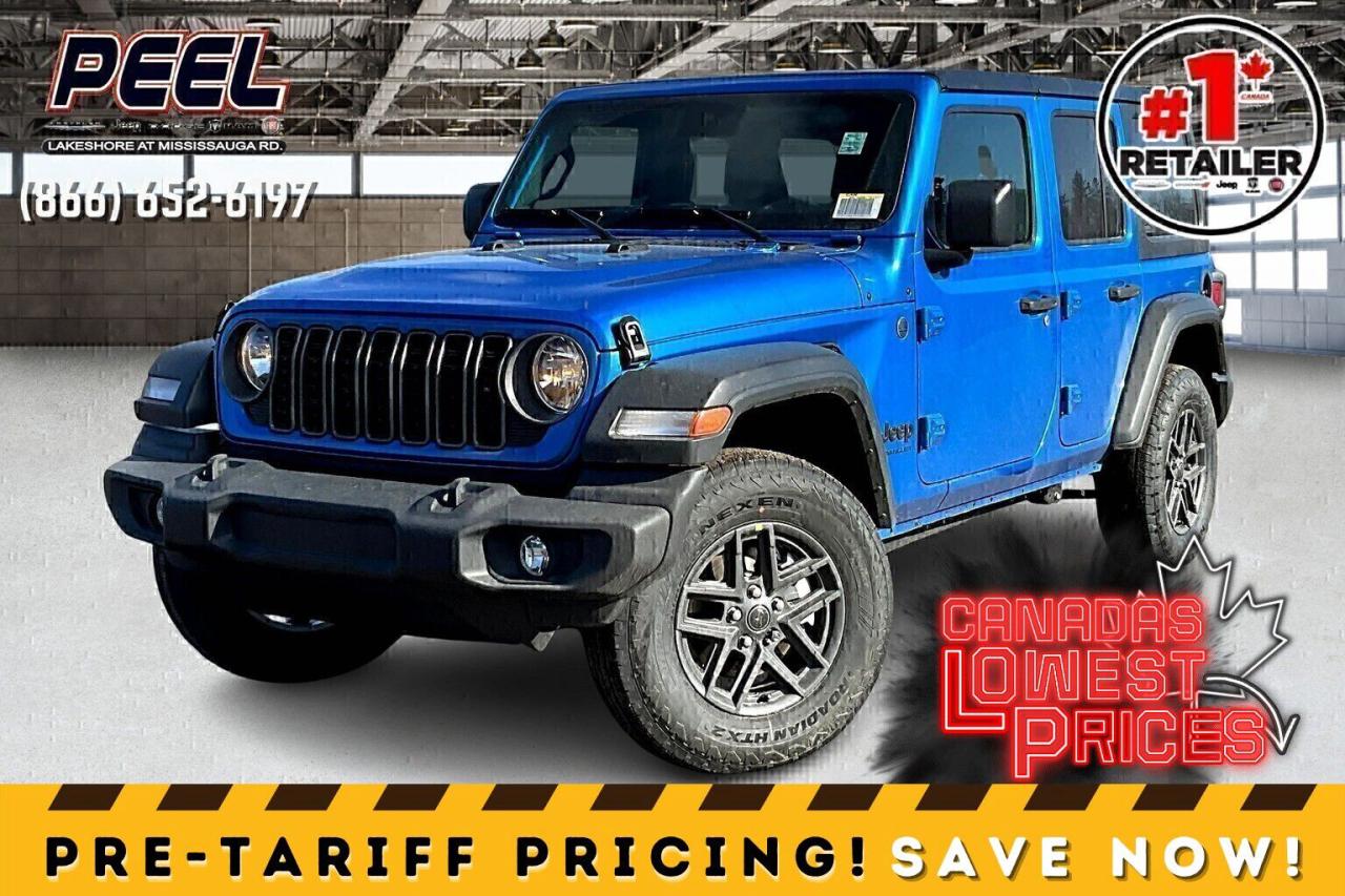 New 2025 Jeep Wrangler SPORT S 4 DOOR | Hardtop | Heated Seats & Wheel for sale in Mississauga, ON