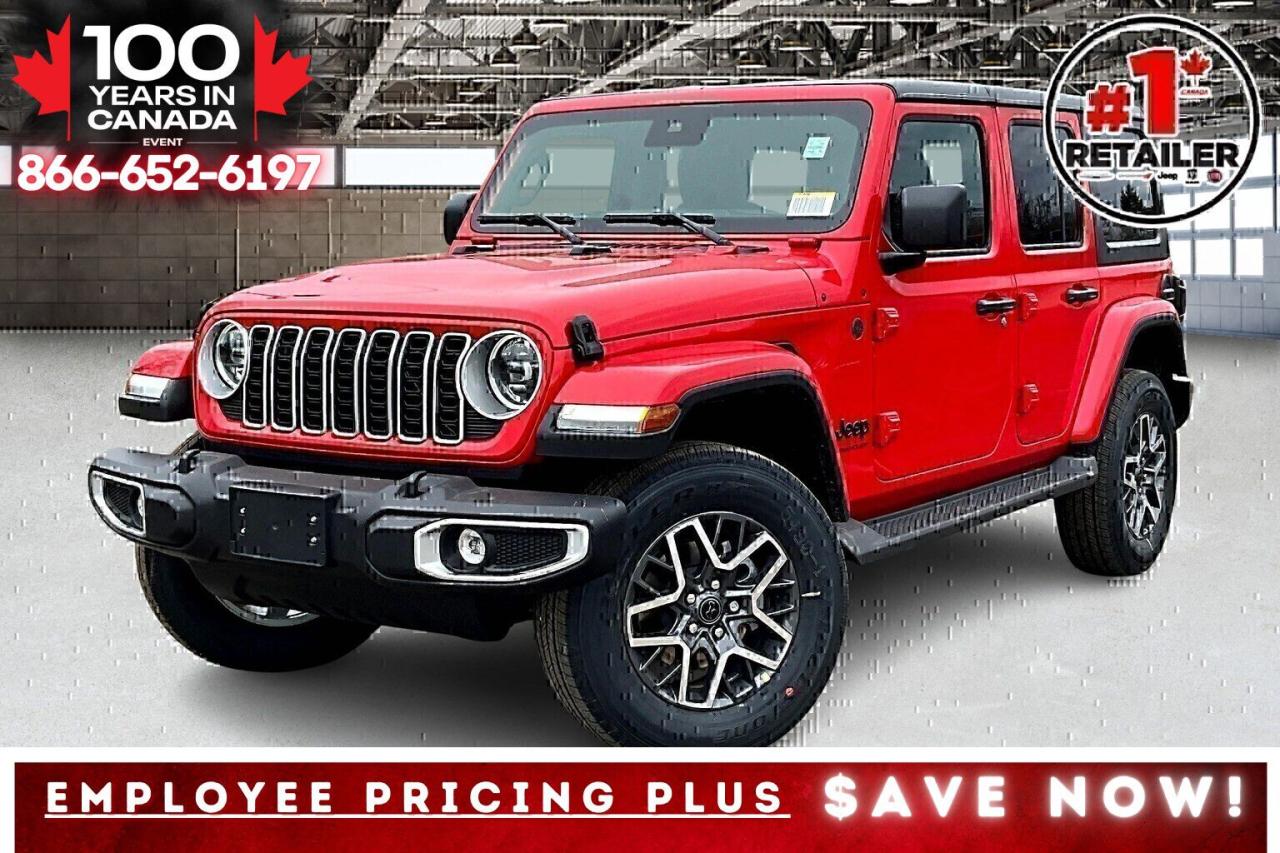 New 2025 Jeep Wrangler SAHARA 4 DOOR | Leather | Hardtop | Side Steps for sale in Mississauga, ON