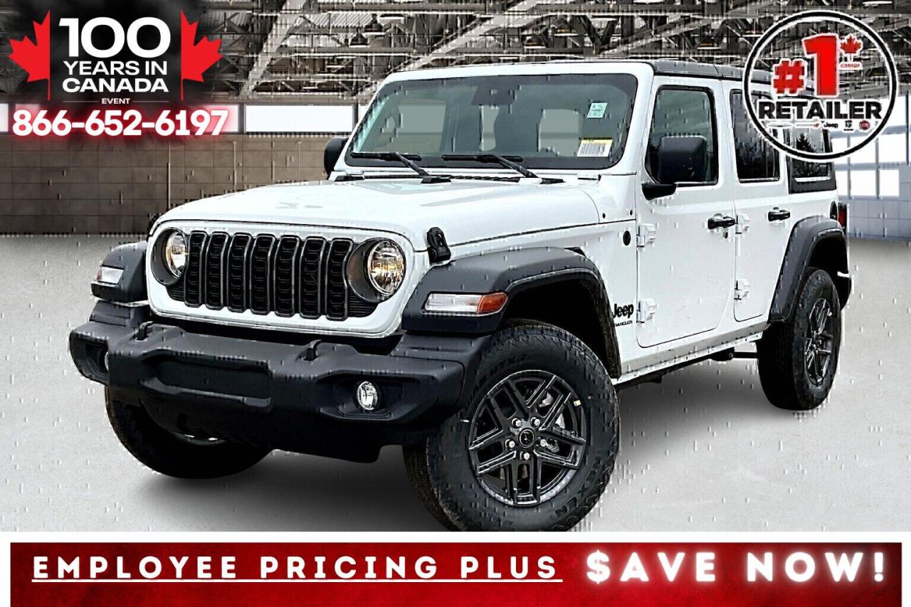 New 2025 Jeep Wrangler SPORT S 4 DOOR | Hardtop | Heated Seats & Wheel for sale in Mississauga, ON