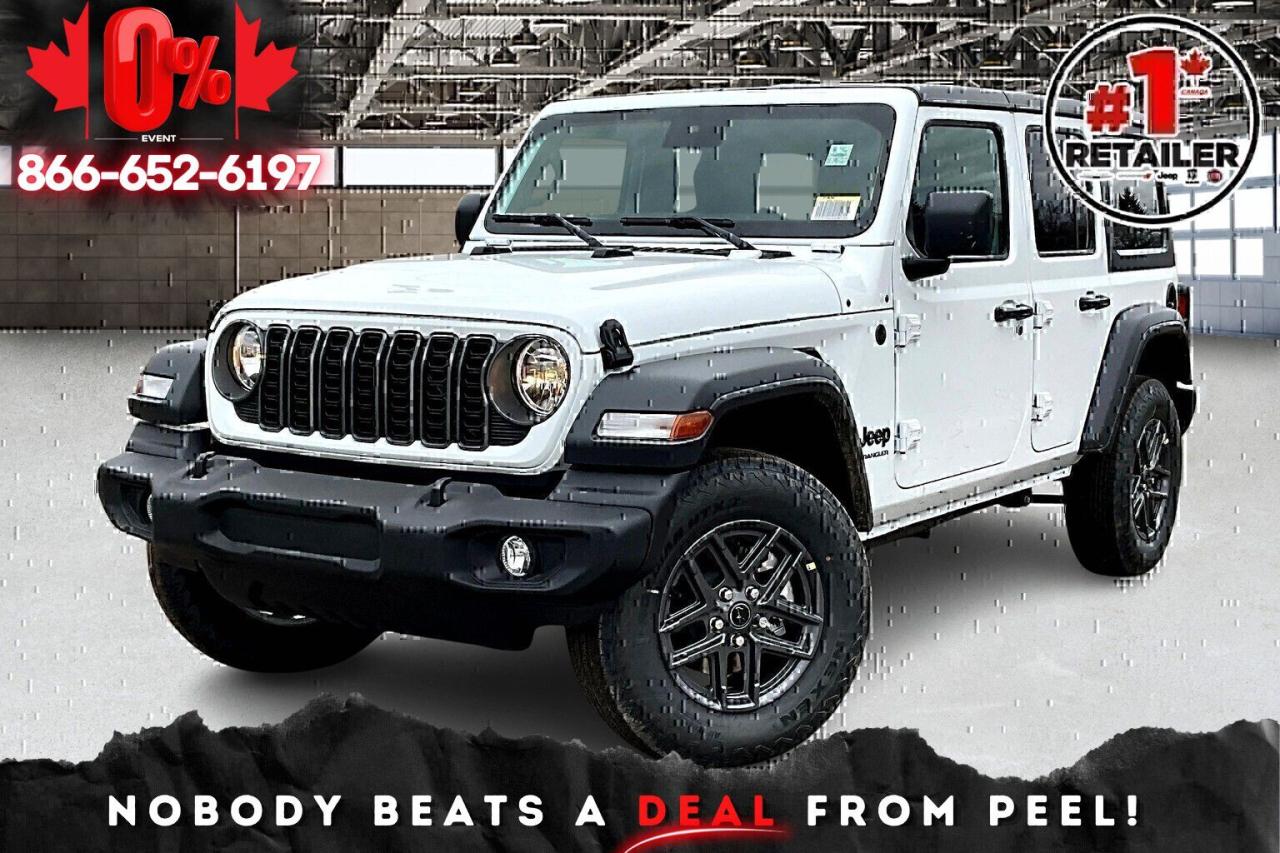 New 2025 Jeep Wrangler SPORT S 4 DOOR | Hardtop | Heated Seats & Wheel for sale in Mississauga, ON