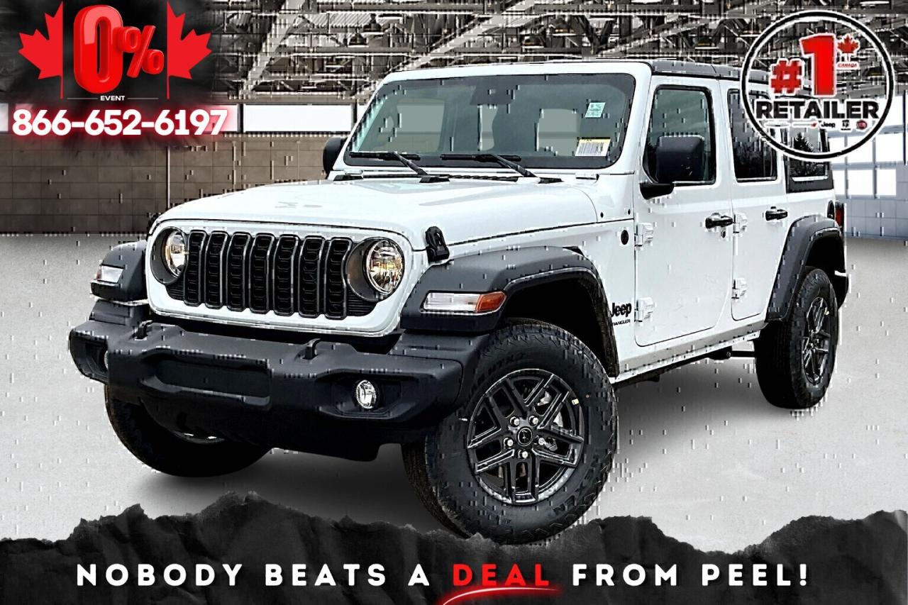 New 2025 Jeep Wrangler SPORT S 4 DOOR | Hardtop | Heated Seats & Wheel for sale in Mississauga, ON