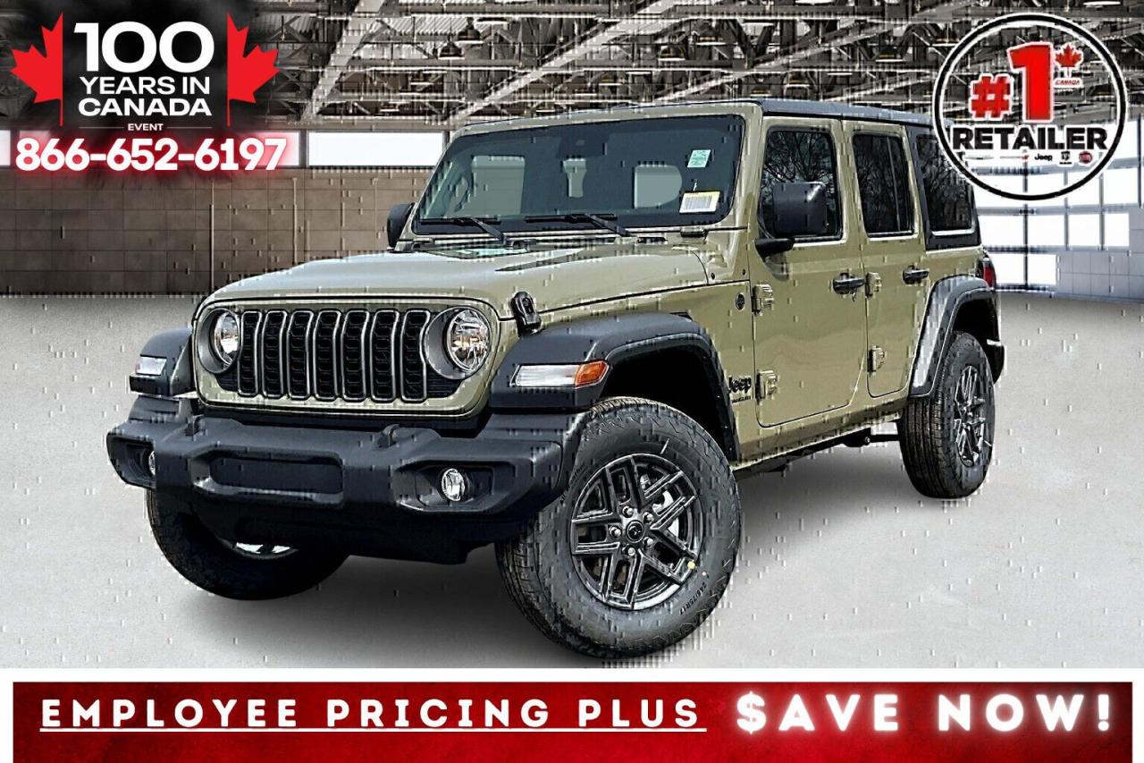 New 2025 Jeep Wrangler SPORT S 4 DOOR | Hardtop | Heated Seats & Wheel for sale in Mississauga, ON