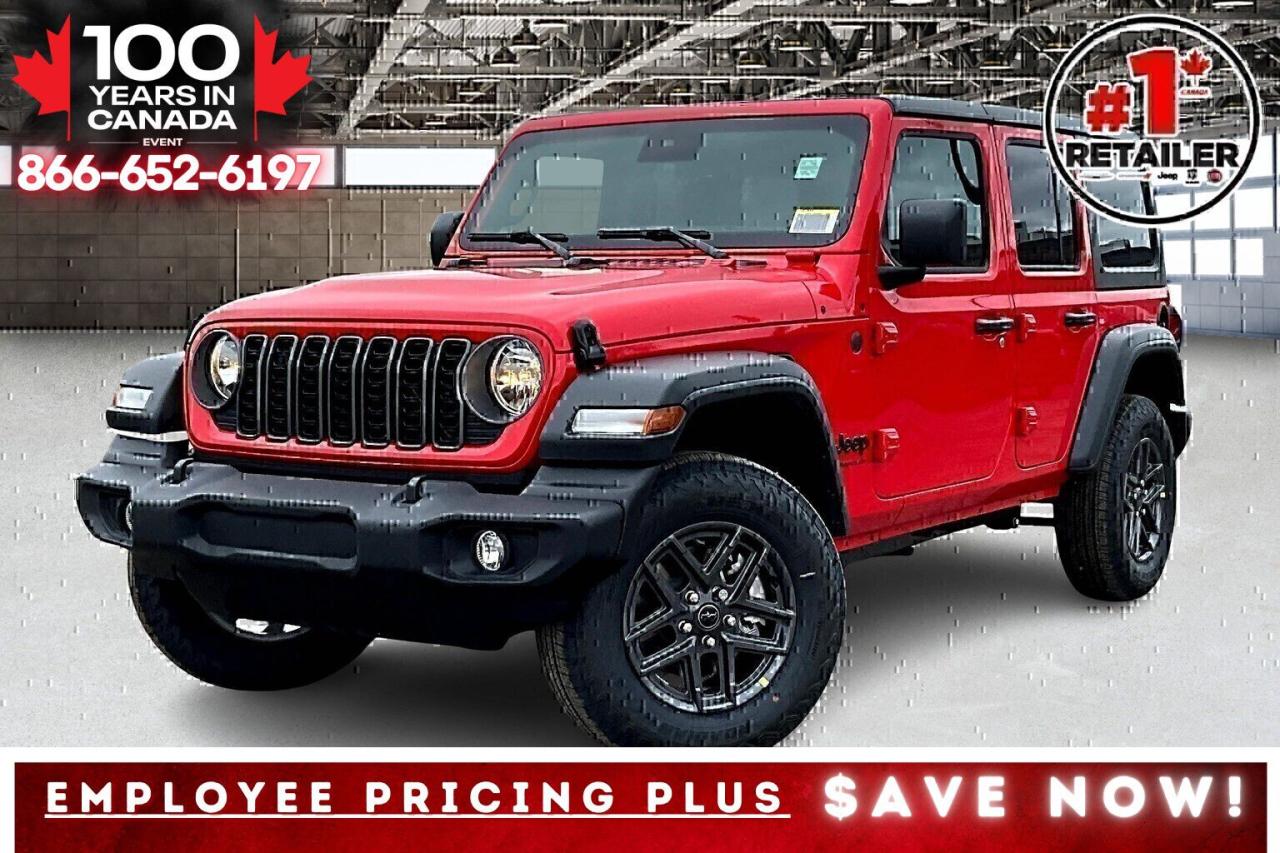 New 2025 Jeep Wrangler SPORT S 4 DOOR | Hardtop | Heated Seats & Wheel for sale in Mississauga, ON