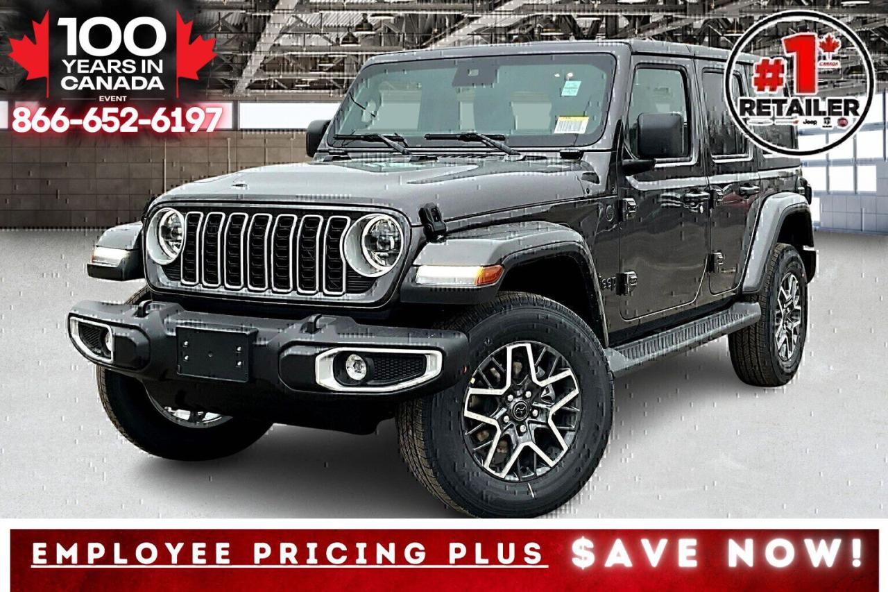 New 2025 Jeep Wrangler SAHARA 4 DOOR | Leather | Hardtop | Side Steps for sale in Mississauga, ON